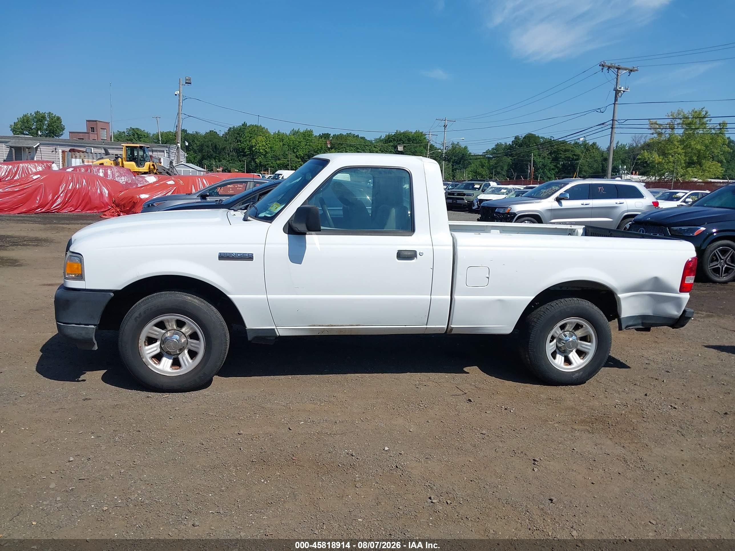 2010 Ford Ranger Xl/xlt White vin: 1FTKR1AD1APA60173