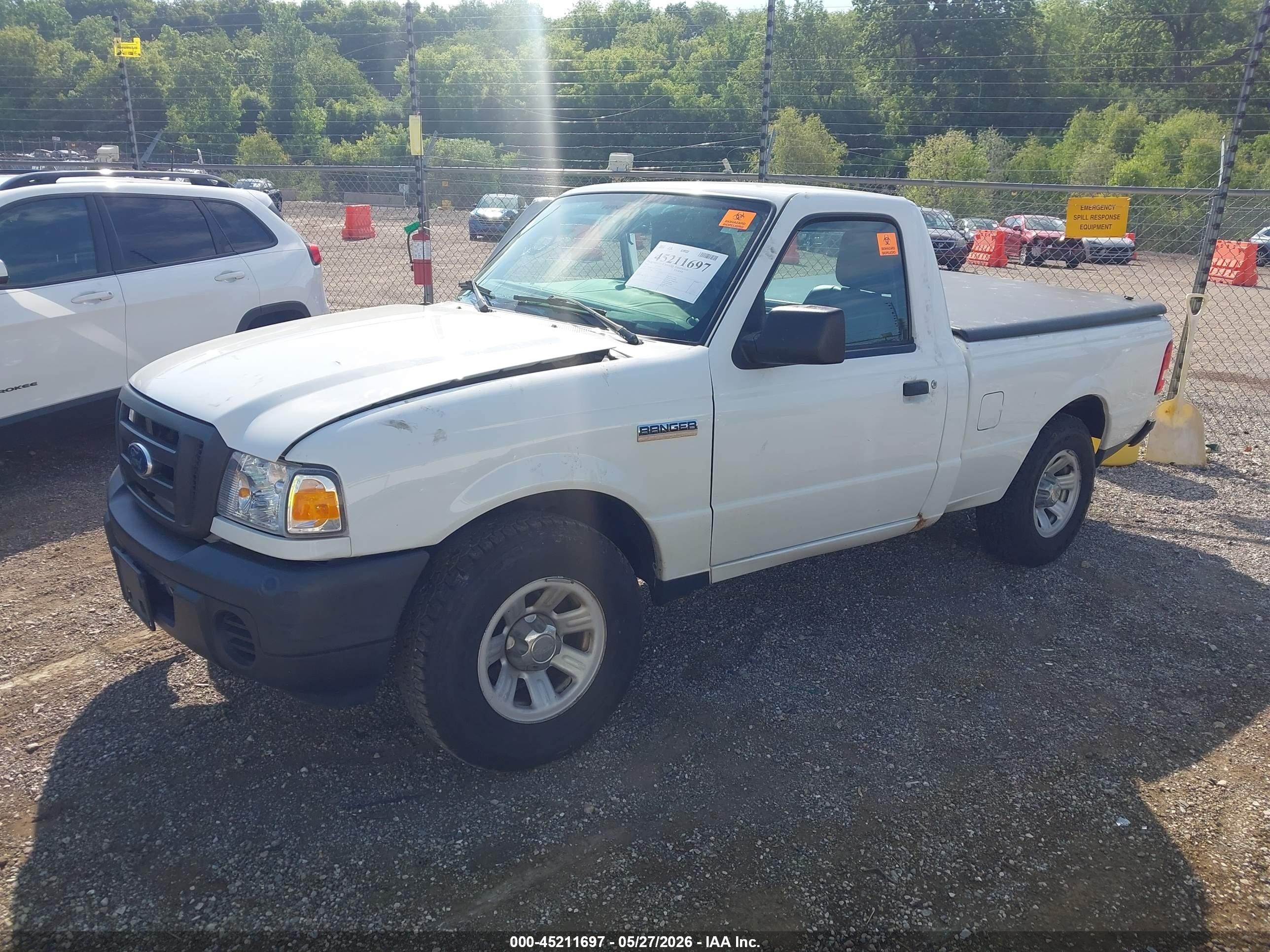 2010 Ford Ranger Xl/xlt White vin: 1FTKR1AD1APA66359