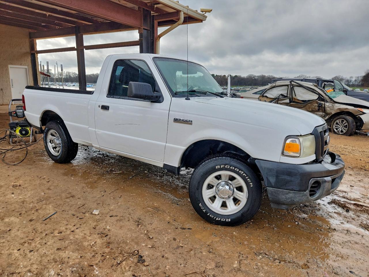 2010 Ford Ranger White vin: 1FTKR1AD1APA72548