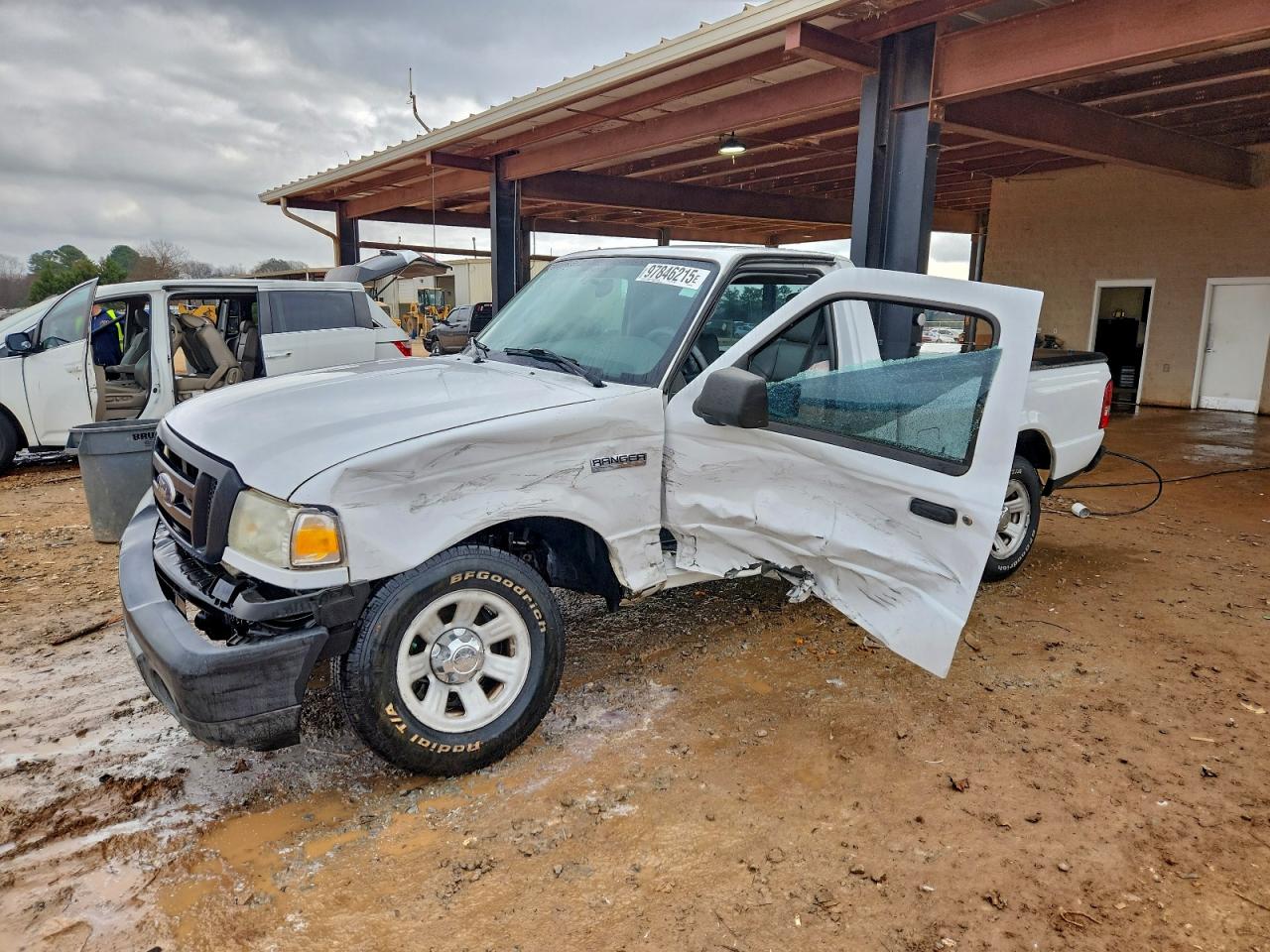 2010 Ford Ranger White vin: 1FTKR1AD1APA72548