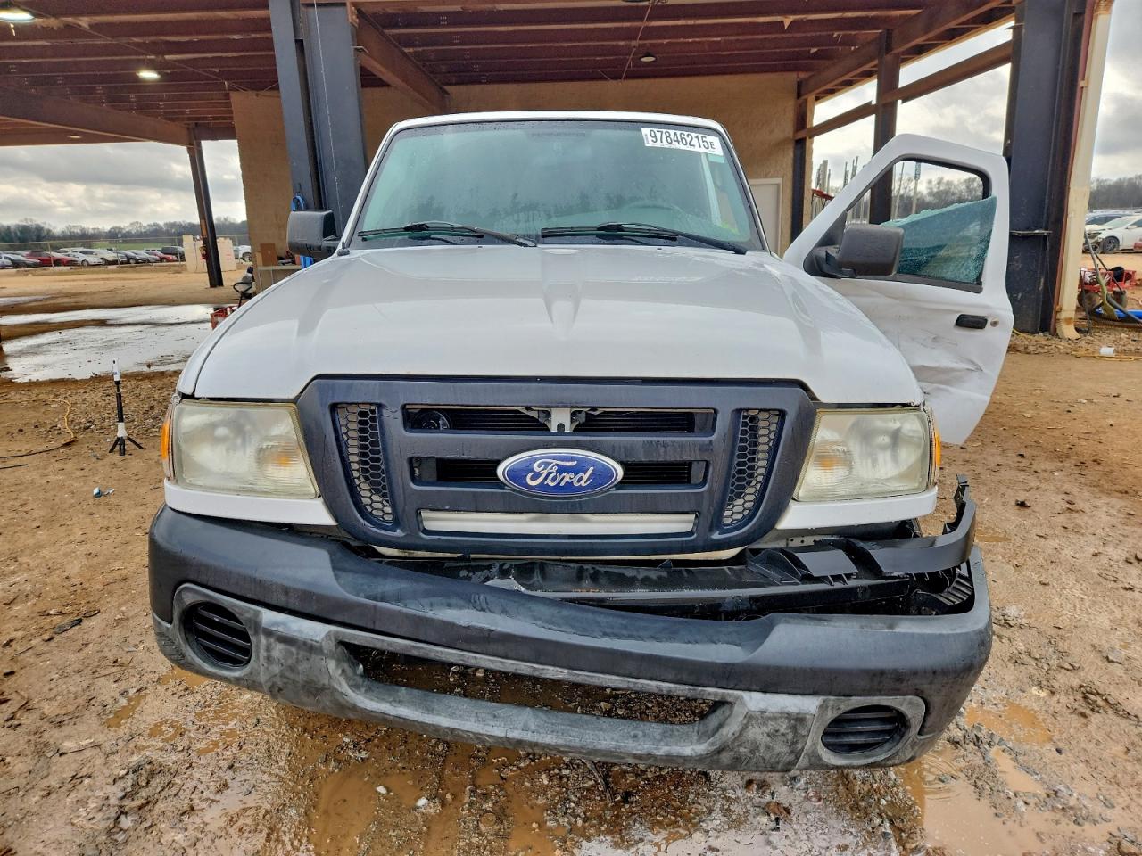 2010 Ford Ranger White vin: 1FTKR1AD1APA72548