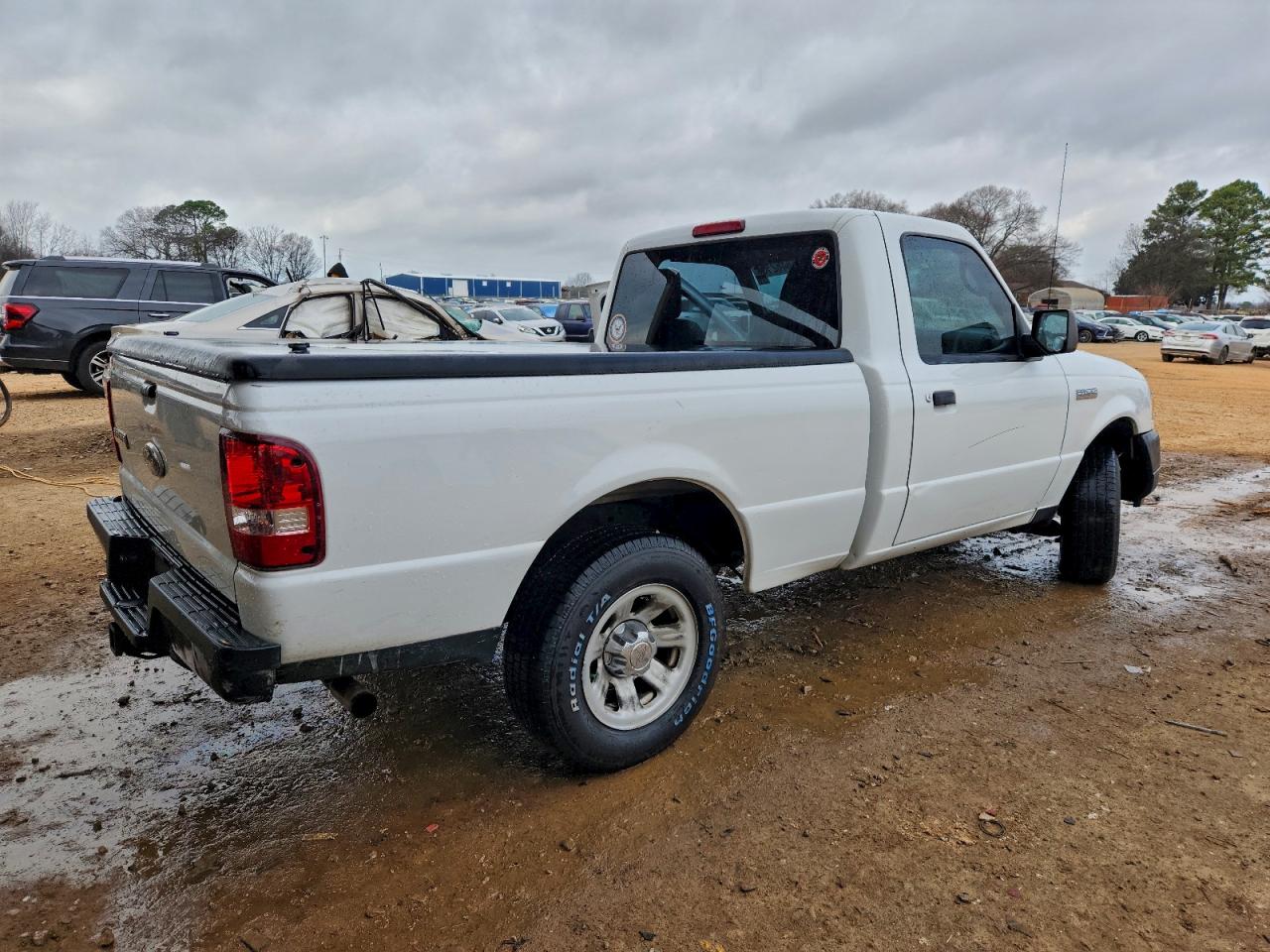 2010 Ford Ranger White vin: 1FTKR1AD1APA72548