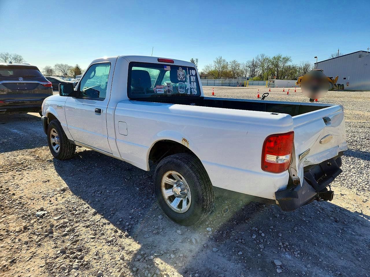 2011 Ford Ranger White vin: 1FTKR1AD1BPB21829