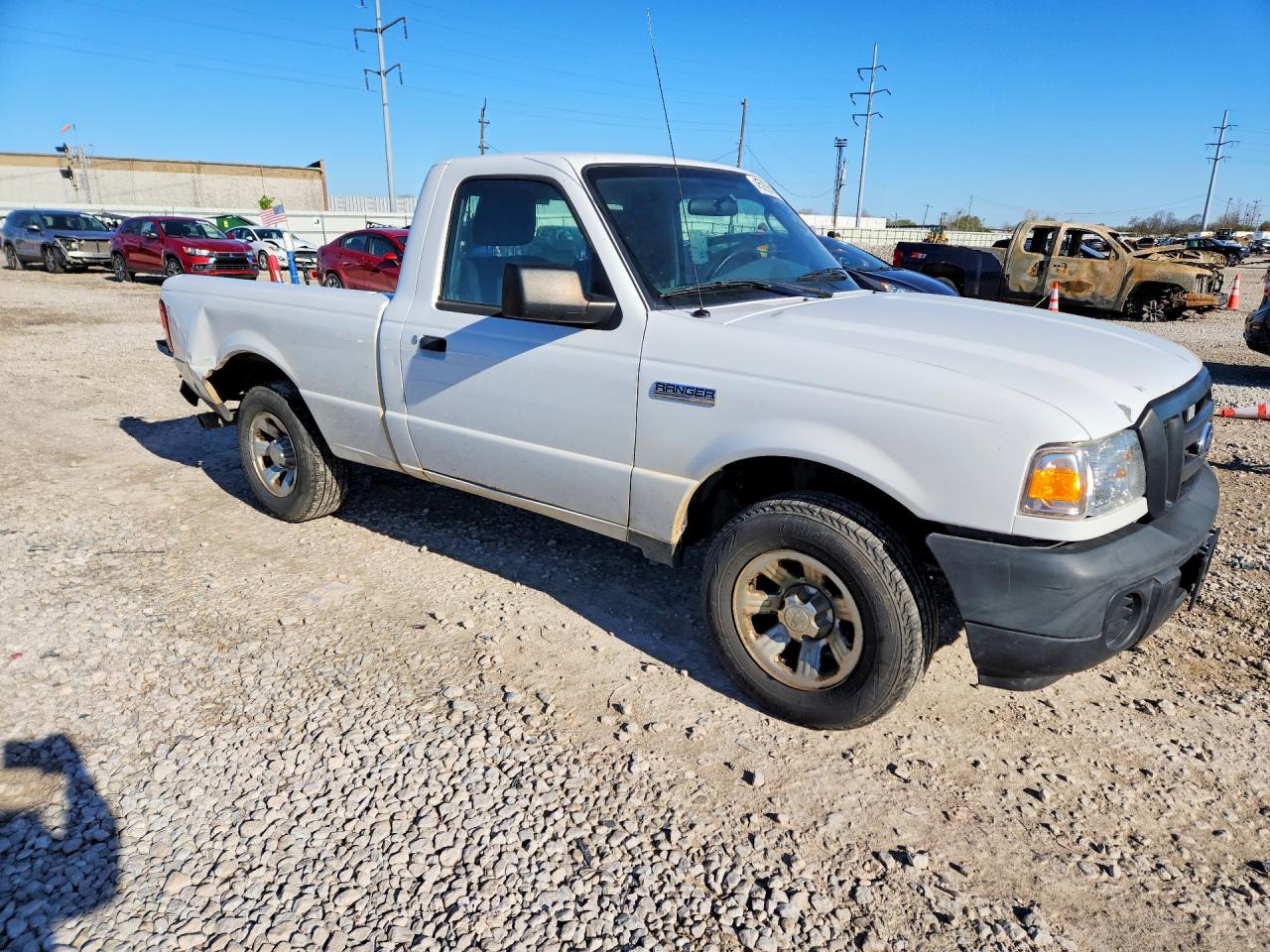 2011 Ford Ranger White vin: 1FTKR1AD1BPB21829