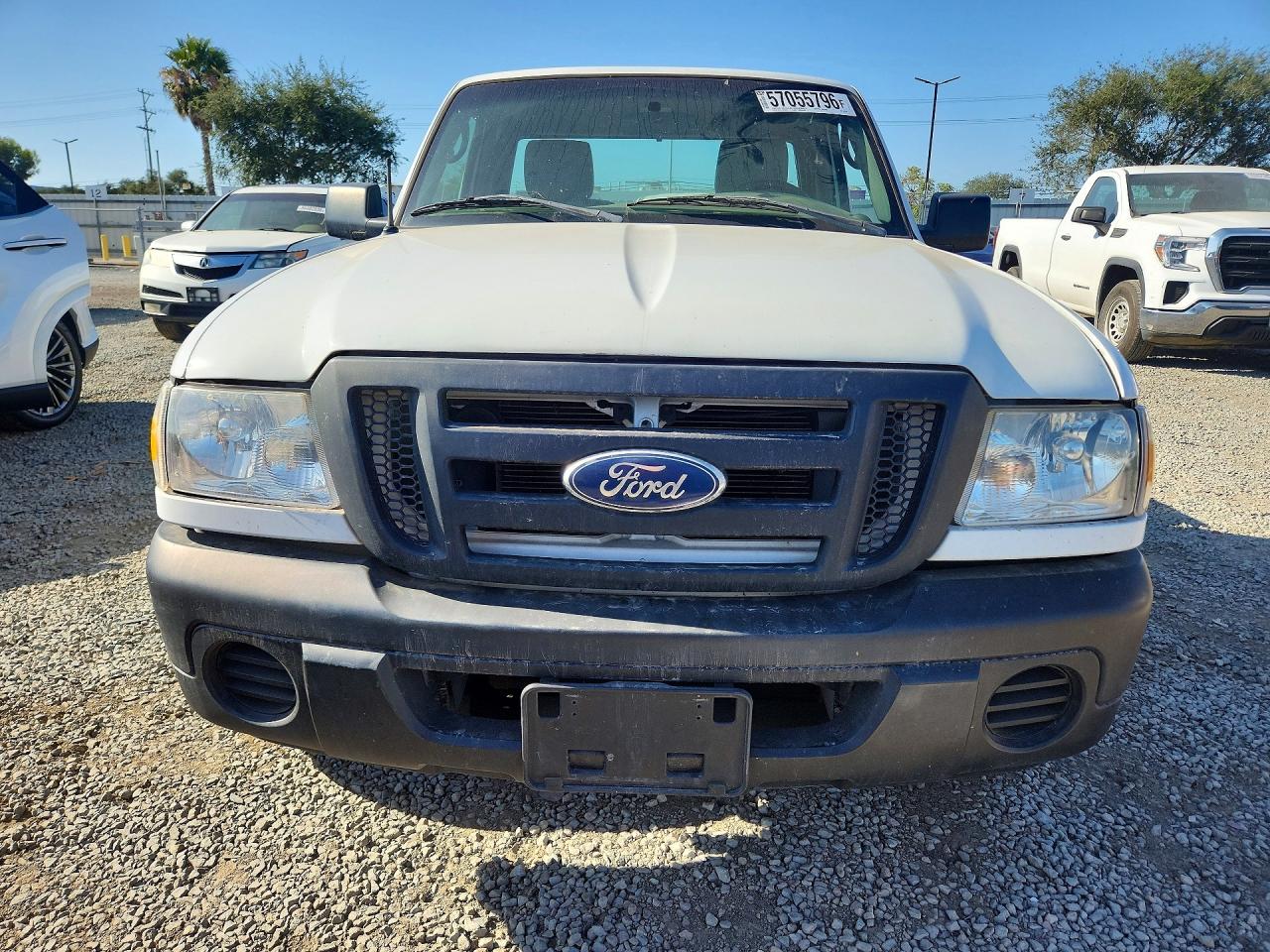 2011 Ford Ranger White vin: 1FTKR1AD2BPA72334