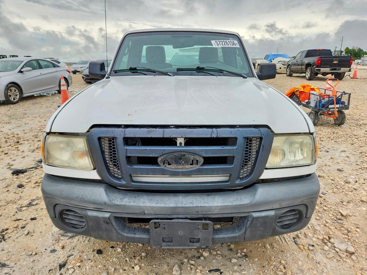 2011 Ford Ranger White vin: 1FTKR1AD2BPB00603