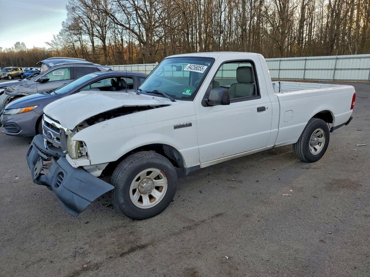 2010 Ford Ranger White vin: 1FTKR1AD3APA68579