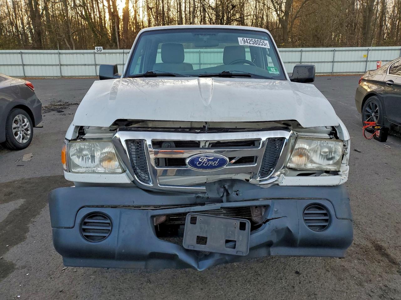 2010 Ford Ranger White vin: 1FTKR1AD3APA68579