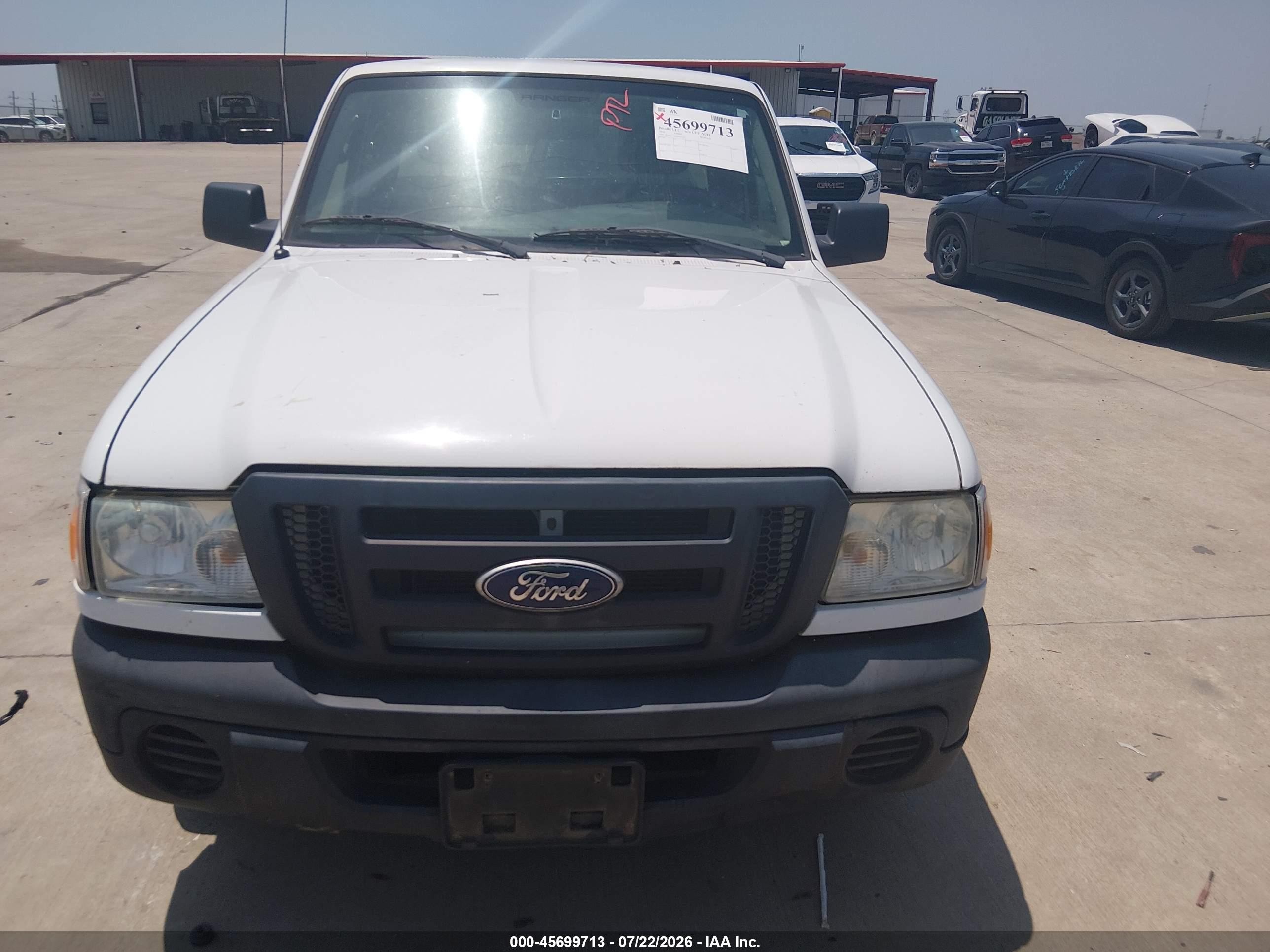 2010 Ford Ranger Xl/xlt White vin: 1FTKR1AD4APA53153