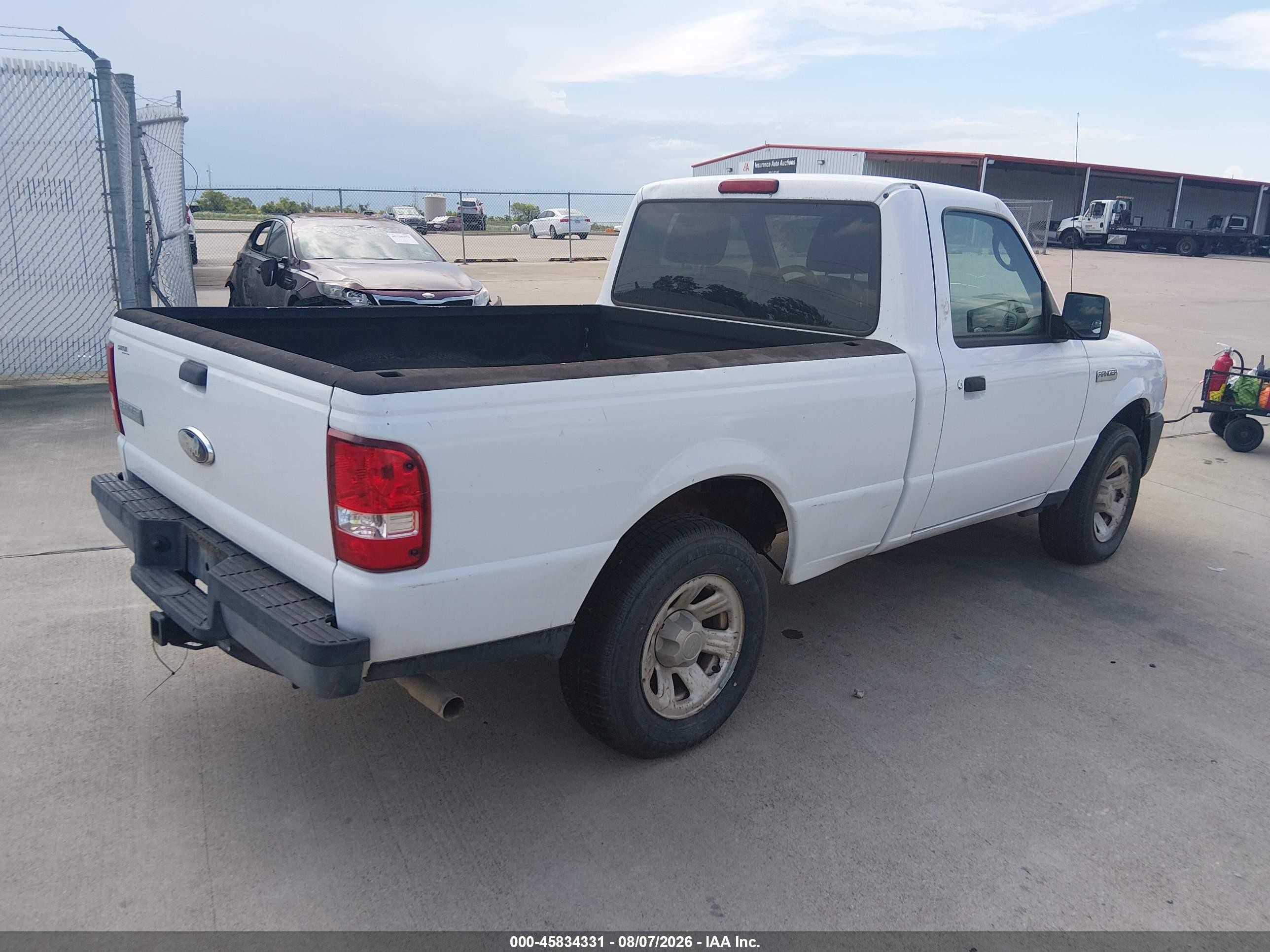 2010 Ford Ranger Xl/xlt White vin: 1FTKR1AD4APA53153