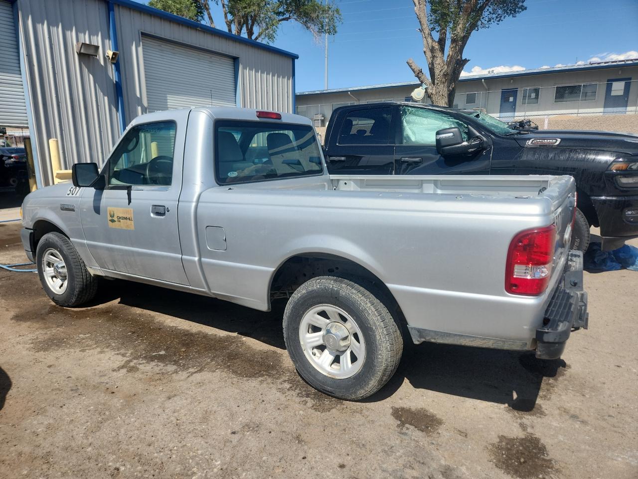 2010 Ford Ranger Silver vin: 1FTKR1AD4APA69059 Damage: L Cab Corner Panel, Multiple Scratches Heavy, 3