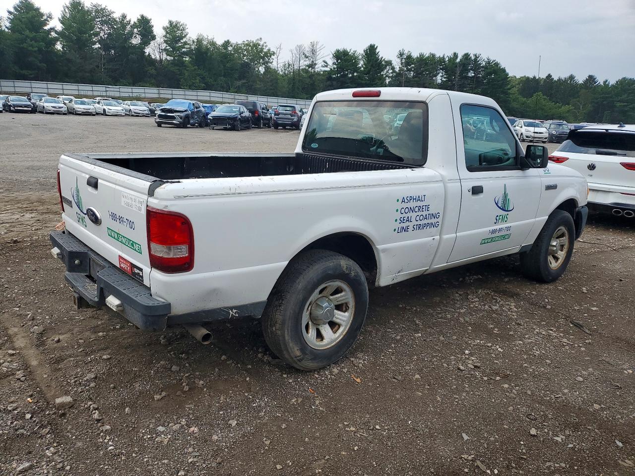 2010 Ford Ranger White vin: 1FTKR1AD4APA72768