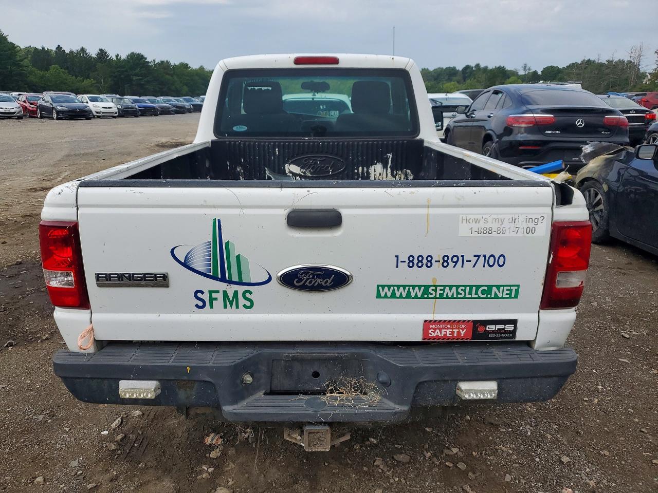 2010 Ford Ranger White vin: 1FTKR1AD4APA72768
