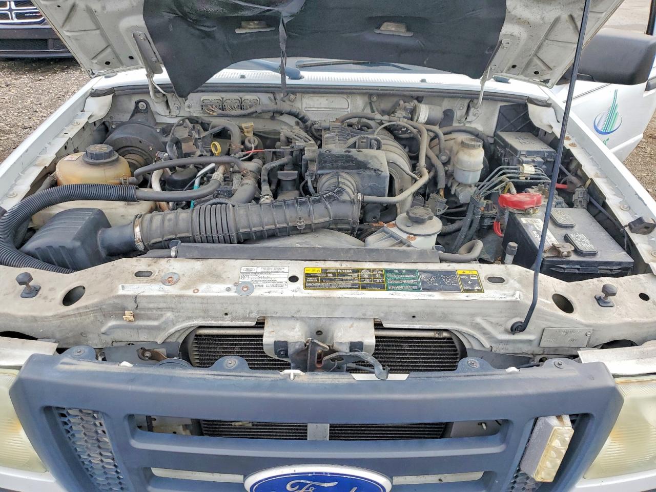 2010 Ford Ranger White vin: 1FTKR1AD4APA72768