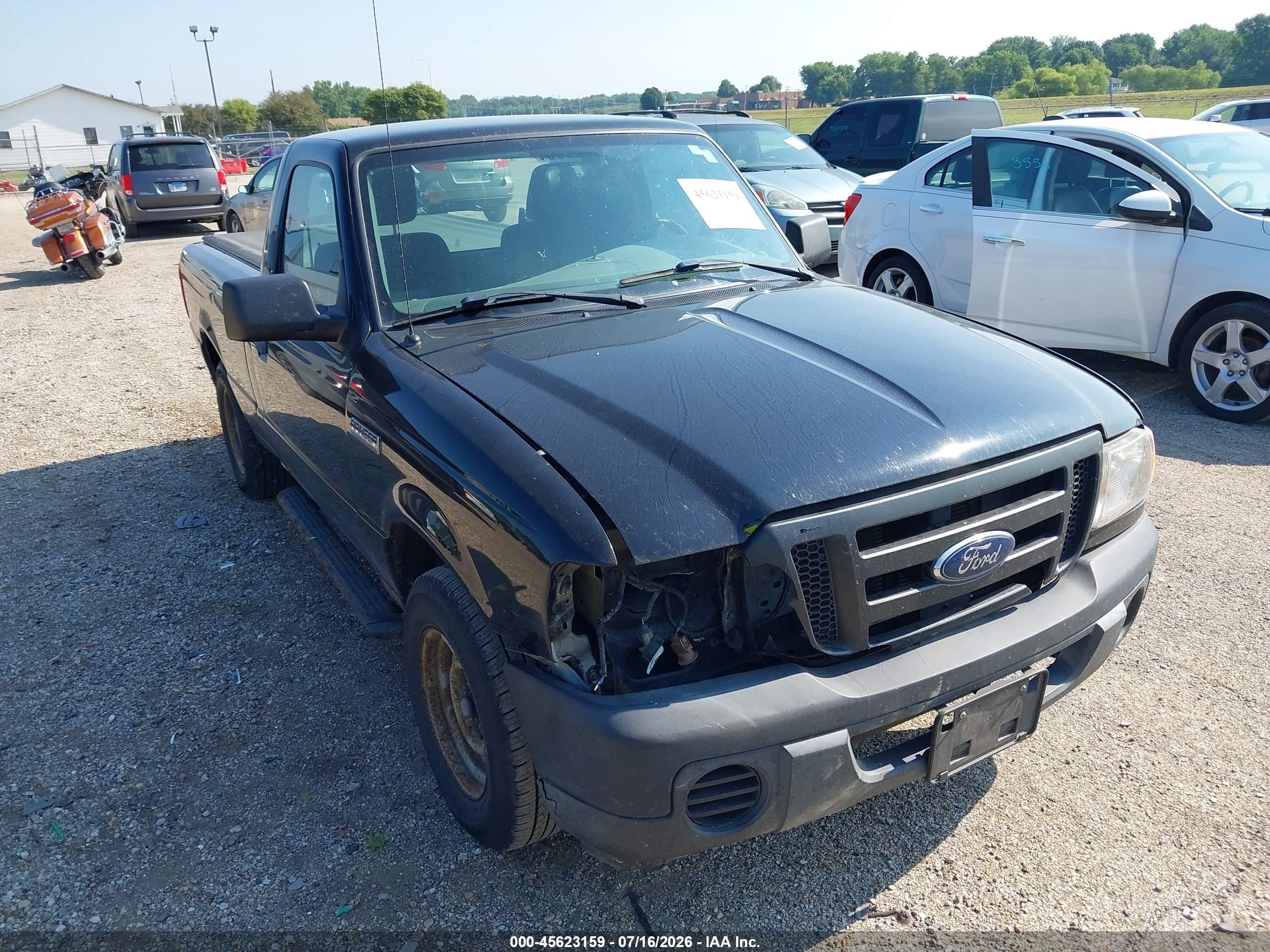 2011 Ford Ranger Xl Black vin: 1FTKR1AD4BPB20805