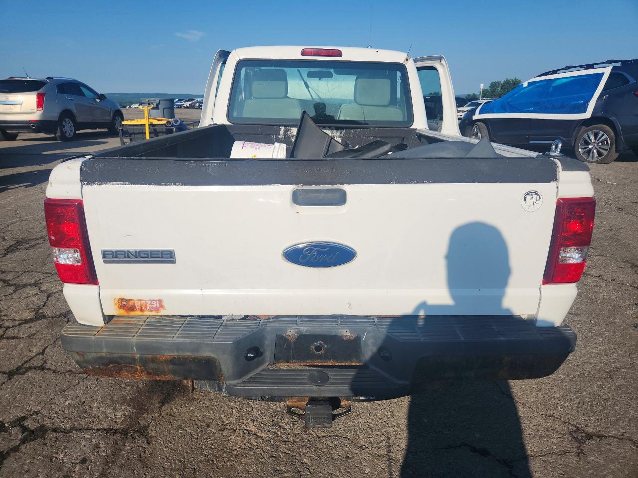 2011 Ford Ranger White vin: 1FTKR1AD5BPA72375
