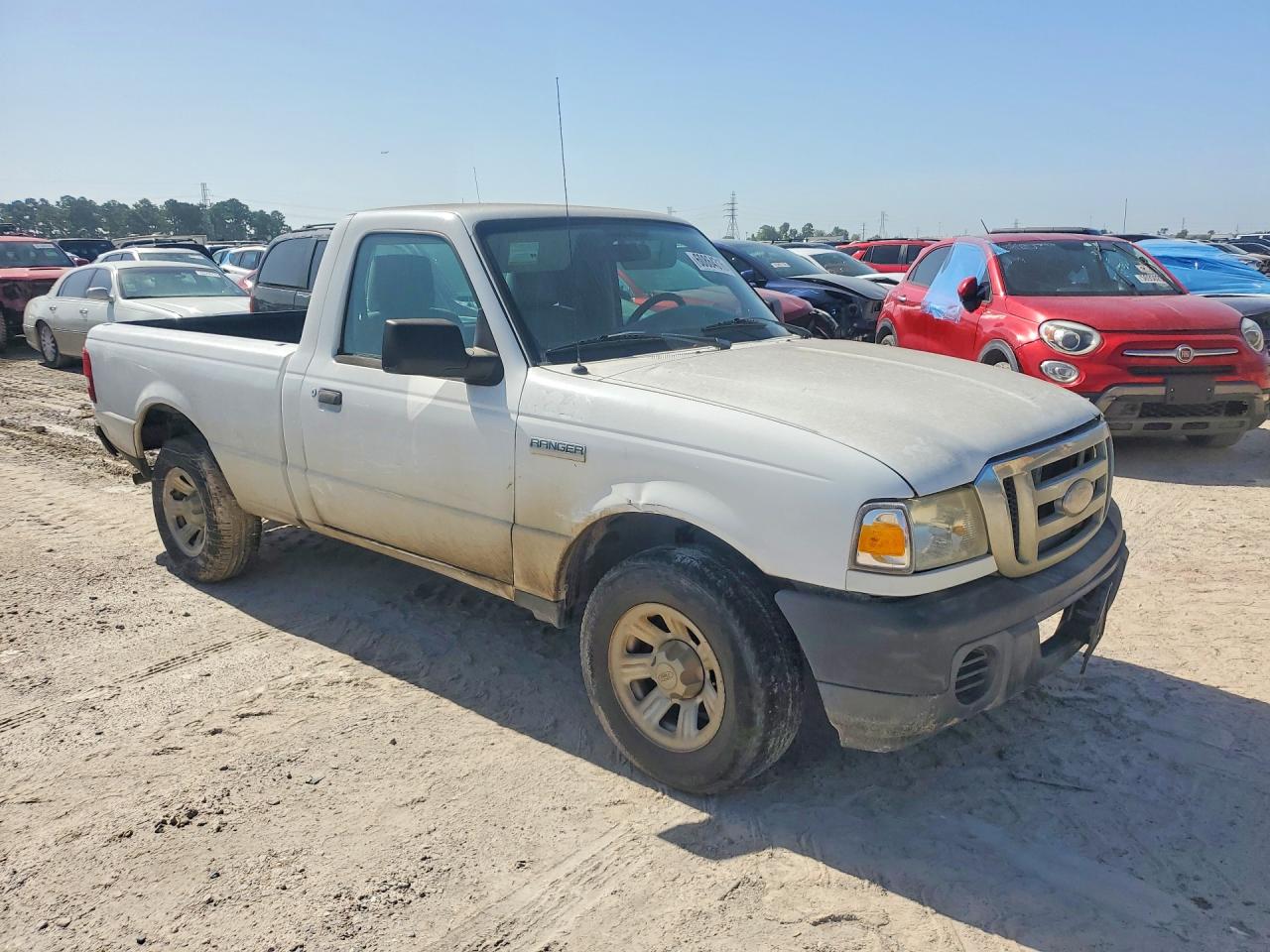 2011 Ford Ranger White vin: 1FTKR1AD5BPB00448