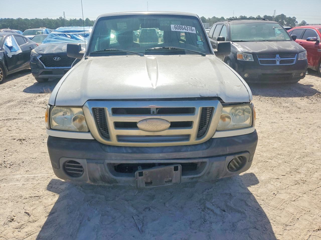 2011 Ford Ranger White vin: 1FTKR1AD5BPB00448