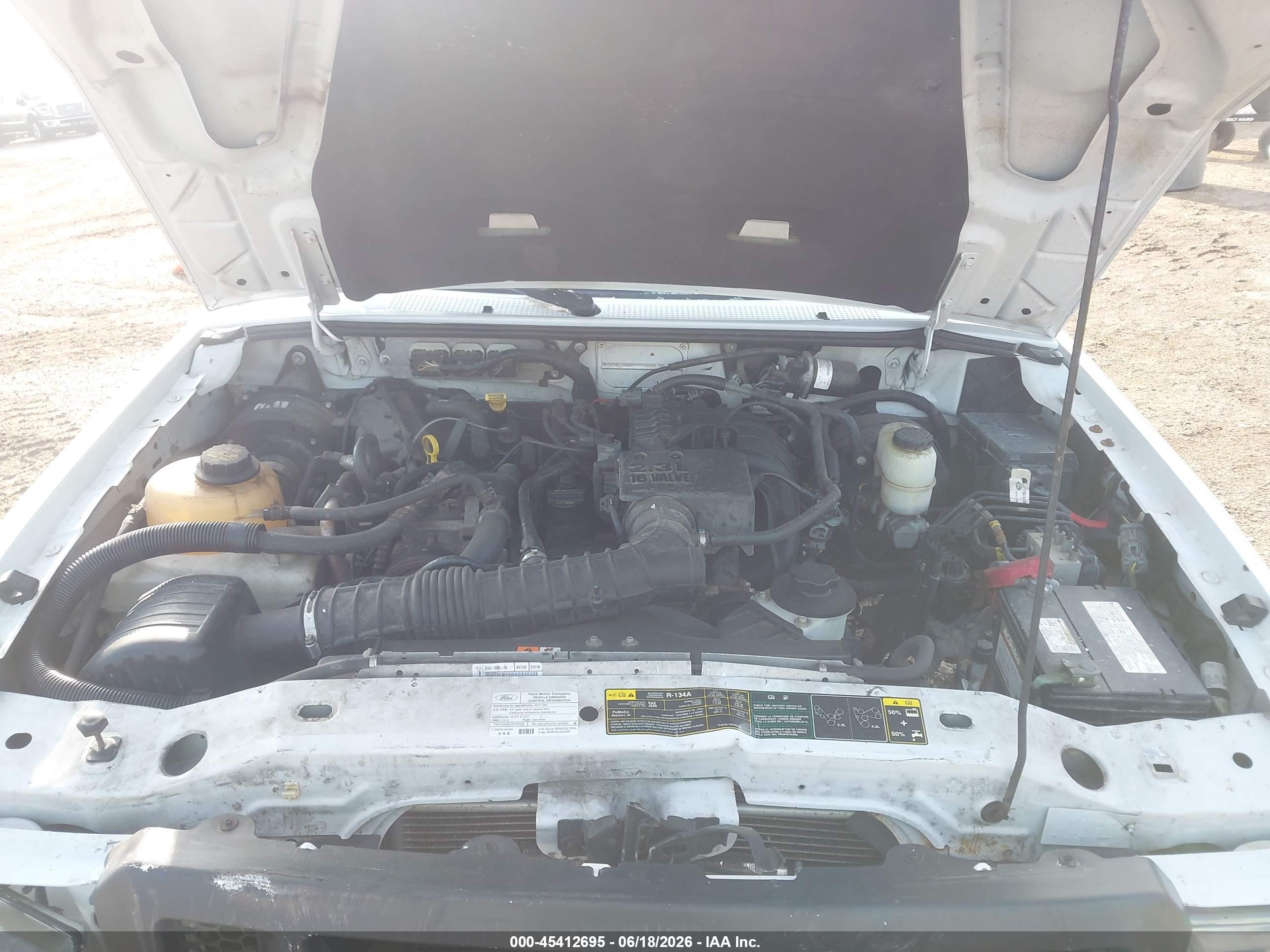 2011 Ford Ranger Xl/xlt Белый vin: 1FTKR1AD5BPB16830