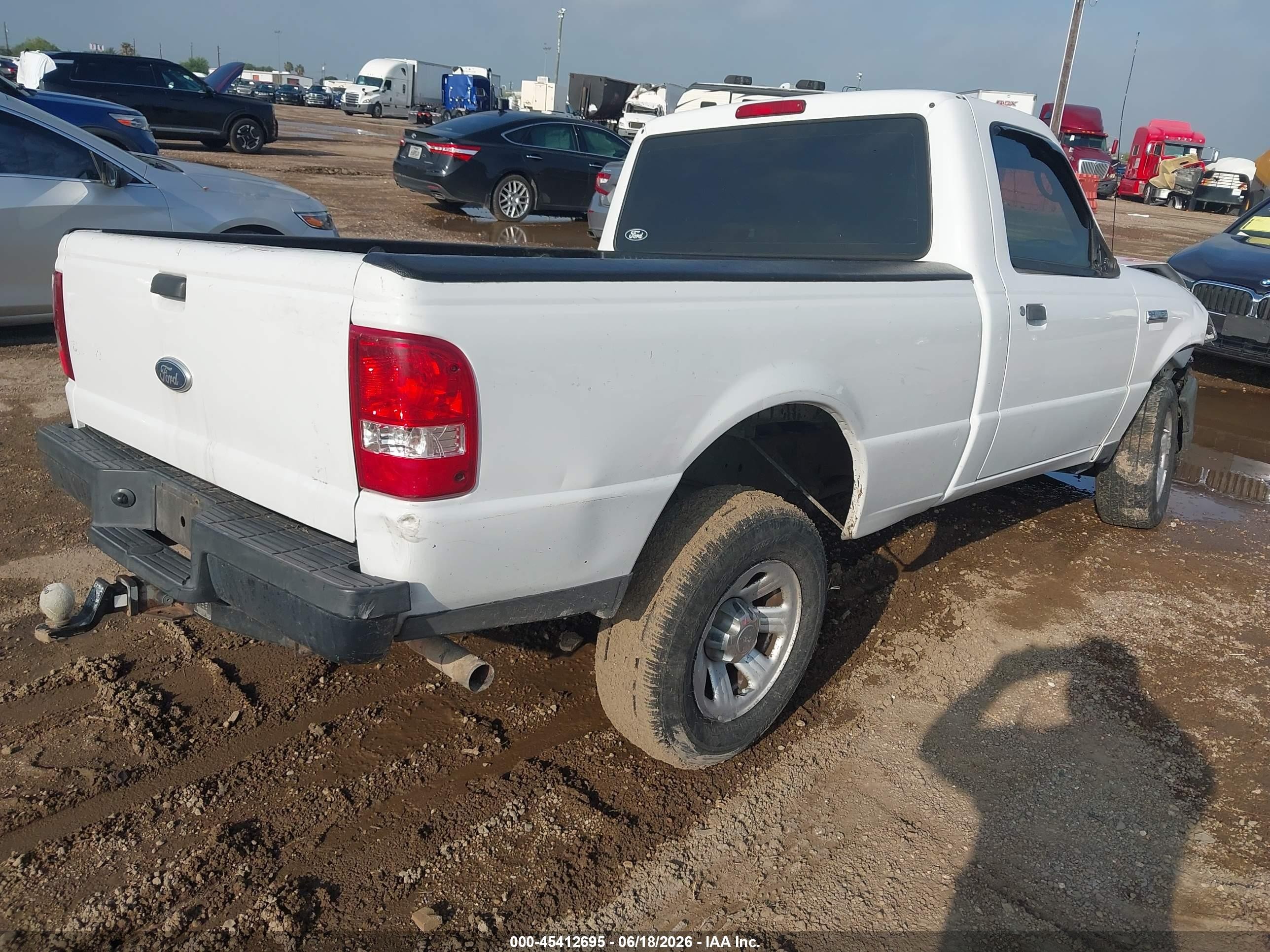 2011 Ford Ranger Xl/xlt Белый vin: 1FTKR1AD5BPB16830