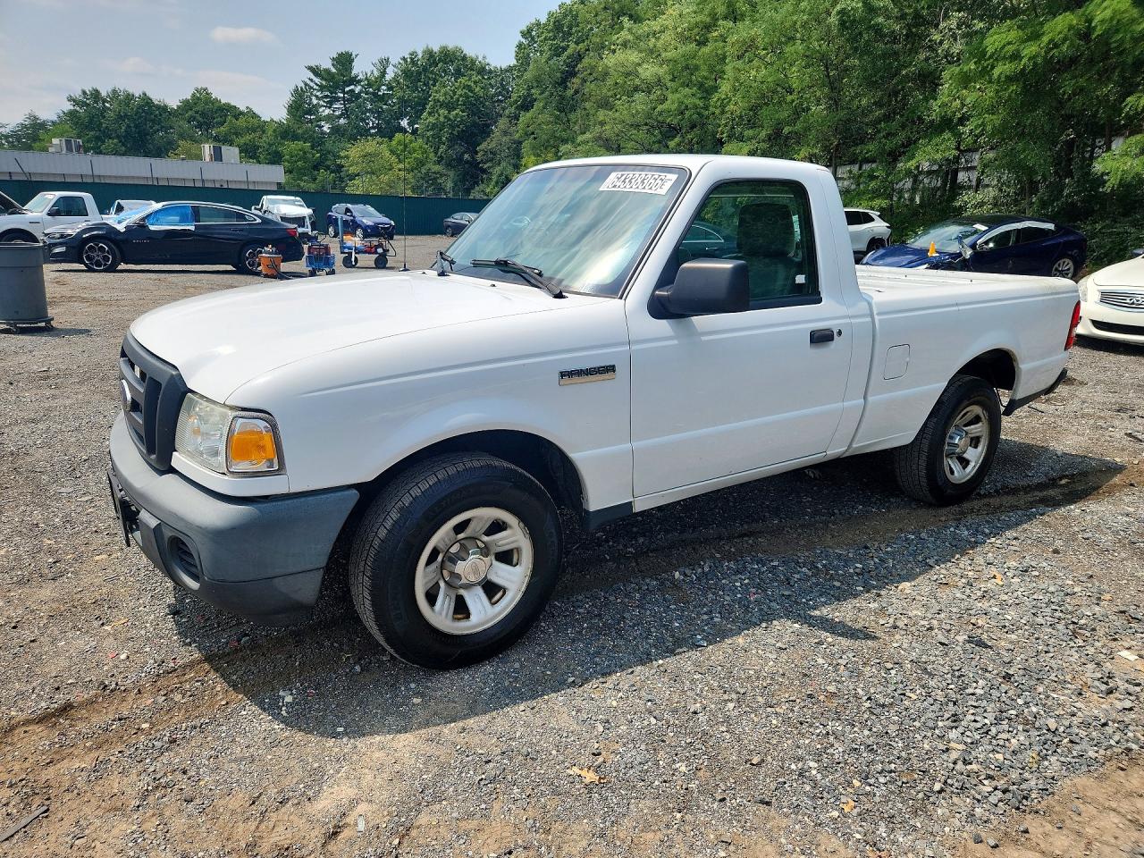 2010 Ford Ranger White vin: 1FTKR1AD6APA17433