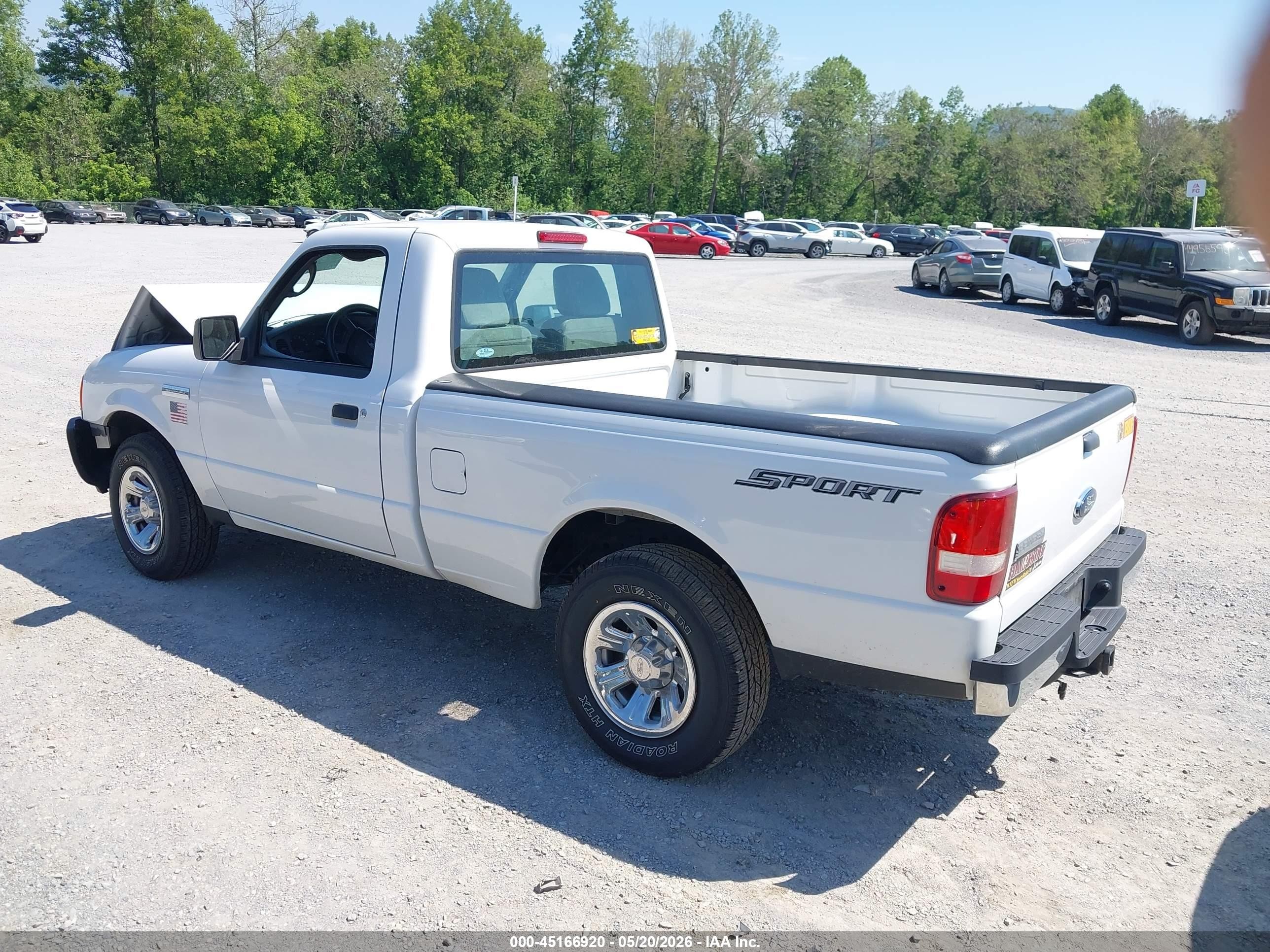 2010 Ford Ranger Xl/xlt White vin: 1FTKR1AD6APA39190