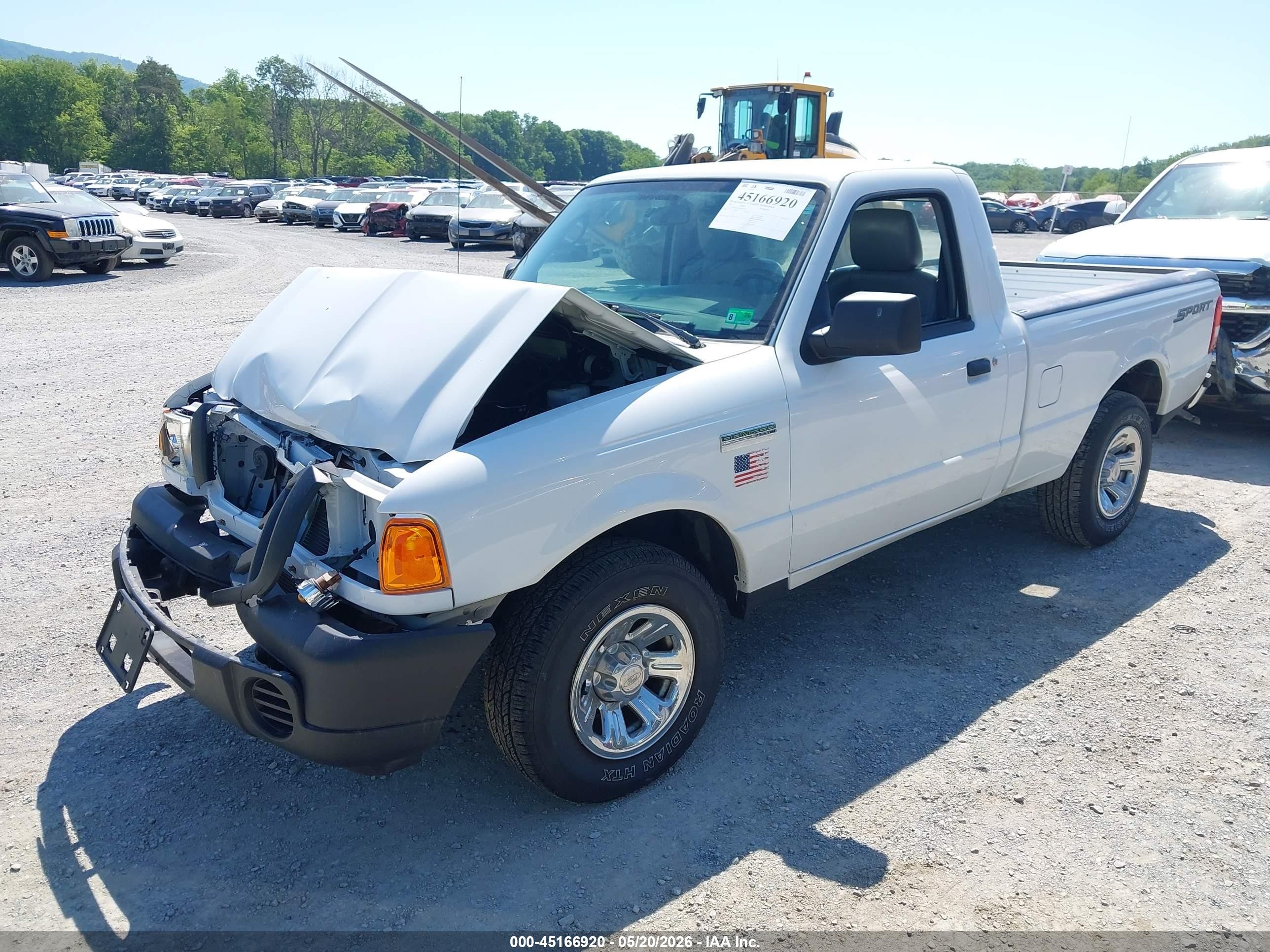 2010 Ford Ranger Xl/xlt White vin: 1FTKR1AD6APA39190