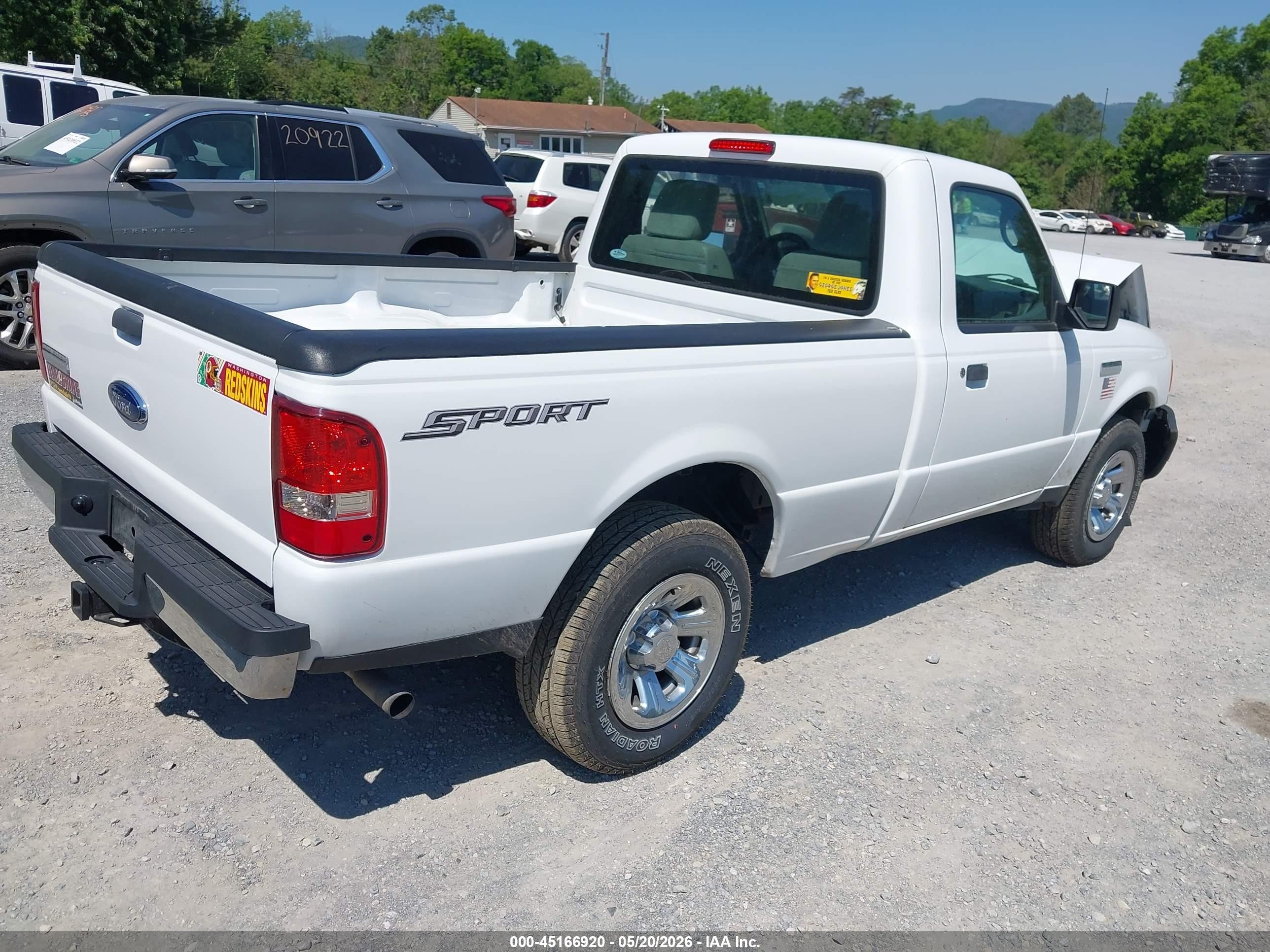 2010 Ford Ranger Xl/xlt White vin: 1FTKR1AD6APA39190