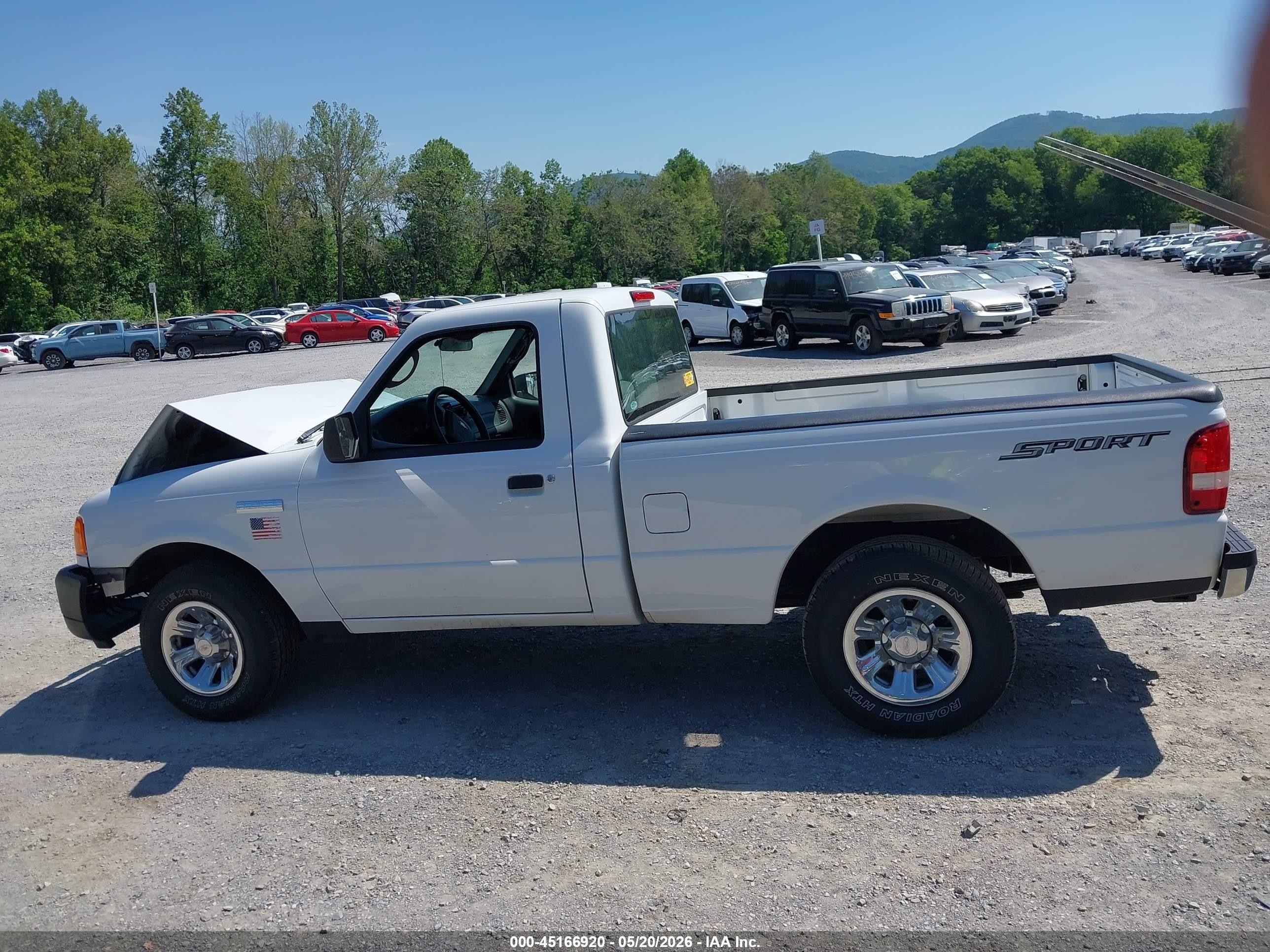 2010 Ford Ranger Xl/xlt White vin: 1FTKR1AD6APA39190