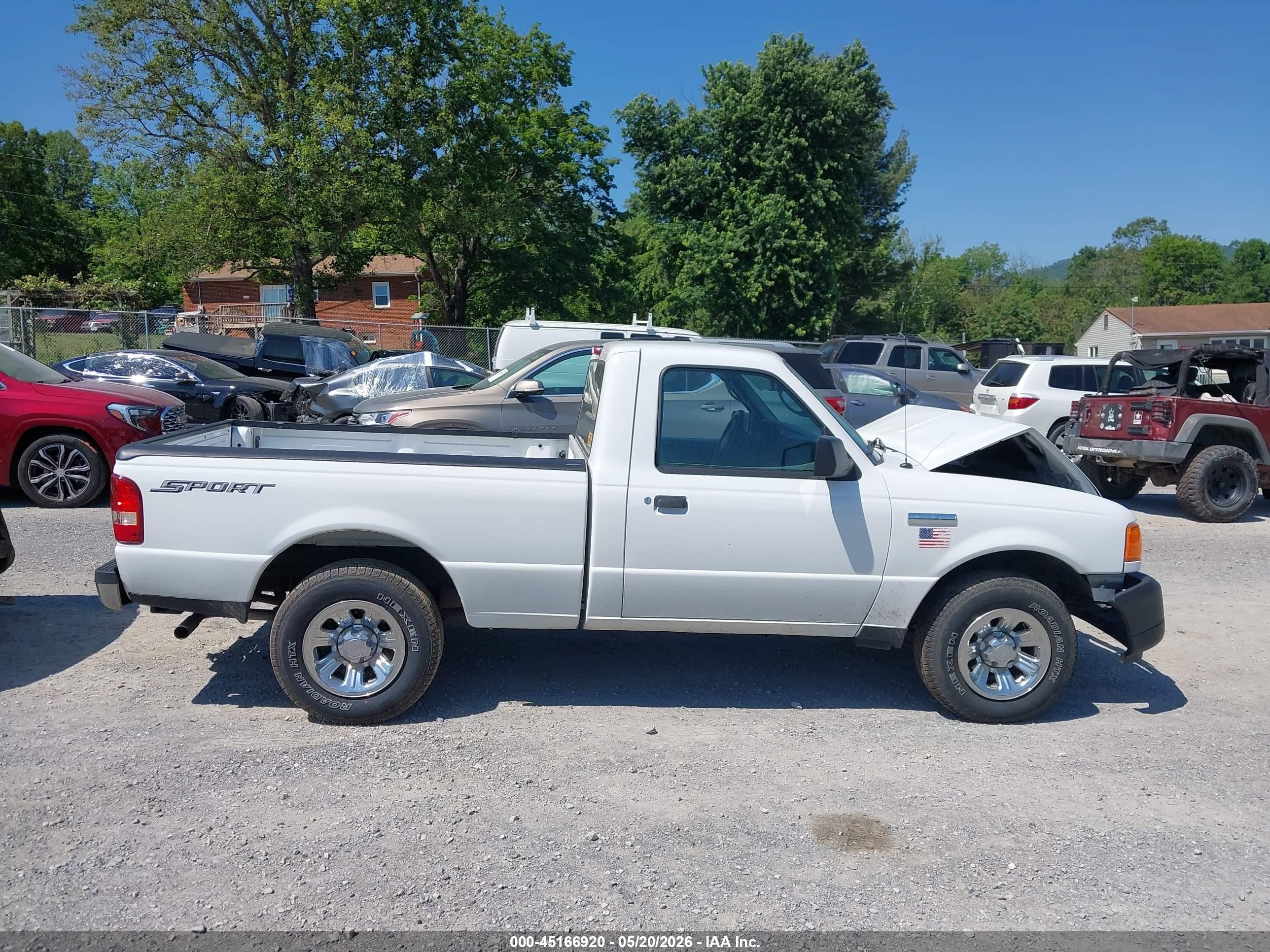 2010 Ford Ranger Xl/xlt White vin: 1FTKR1AD6APA39190