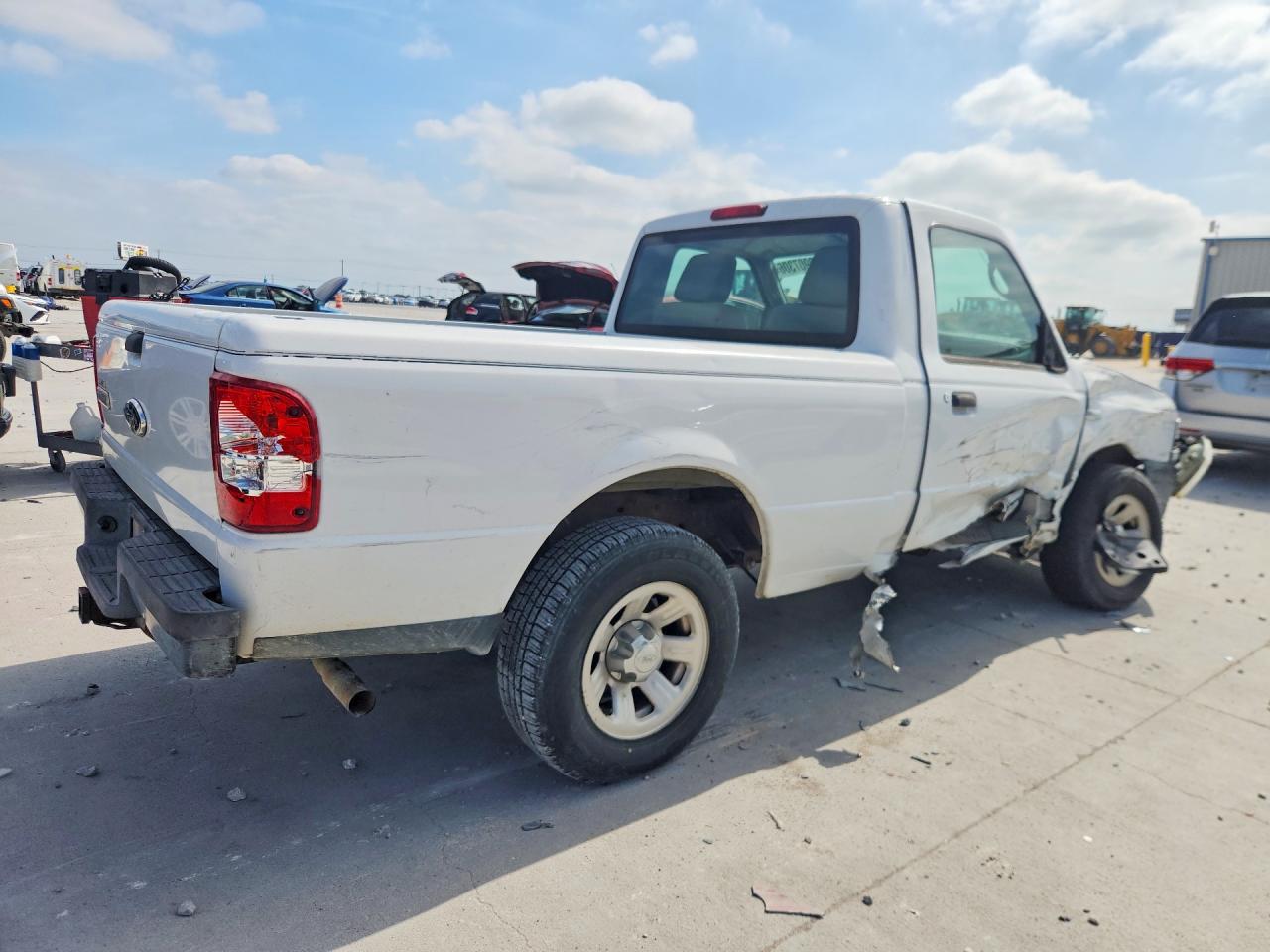 2010 Ford Ranger White vin: 1FTKR1AD6APA44891