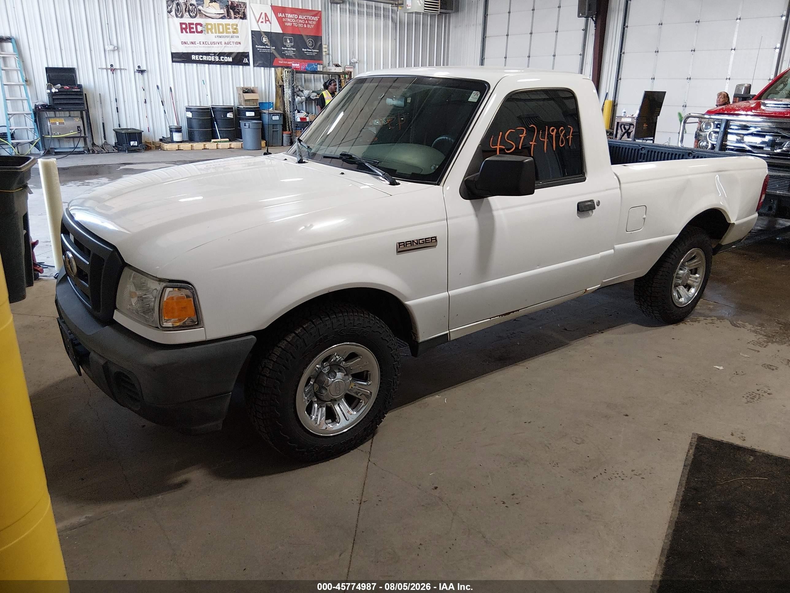 2010 Ford Ranger Xl/xlt Белый vin: 1FTKR1AD6APA74313