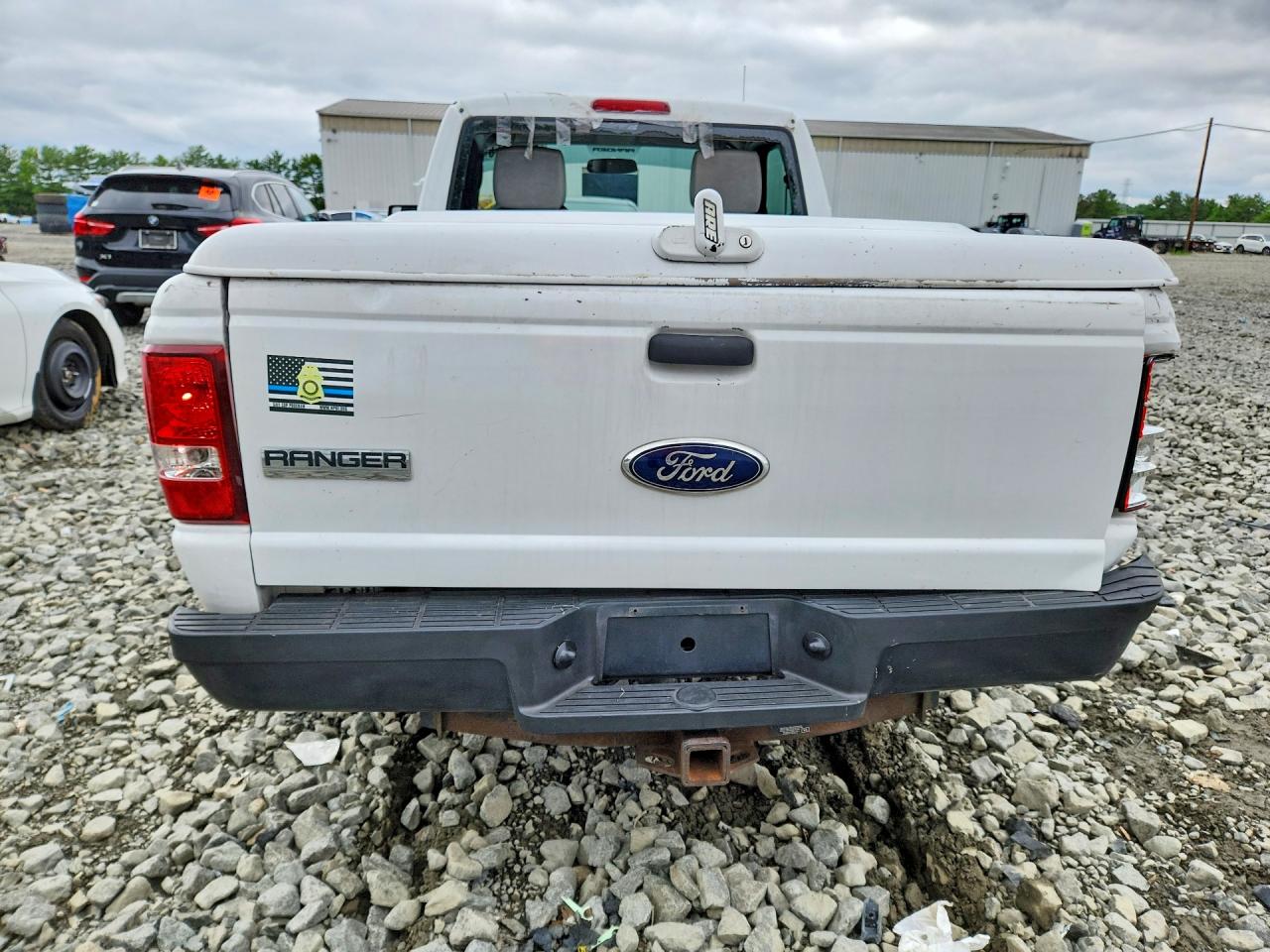 2011 Ford Ranger White vin: 1FTKR1AD6BPA08037