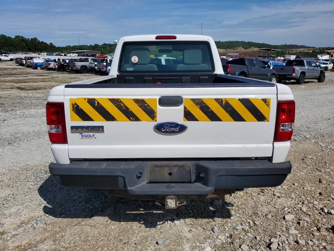 2011 Ford Ranger White vin: 1FTKR1AD6BPA33343