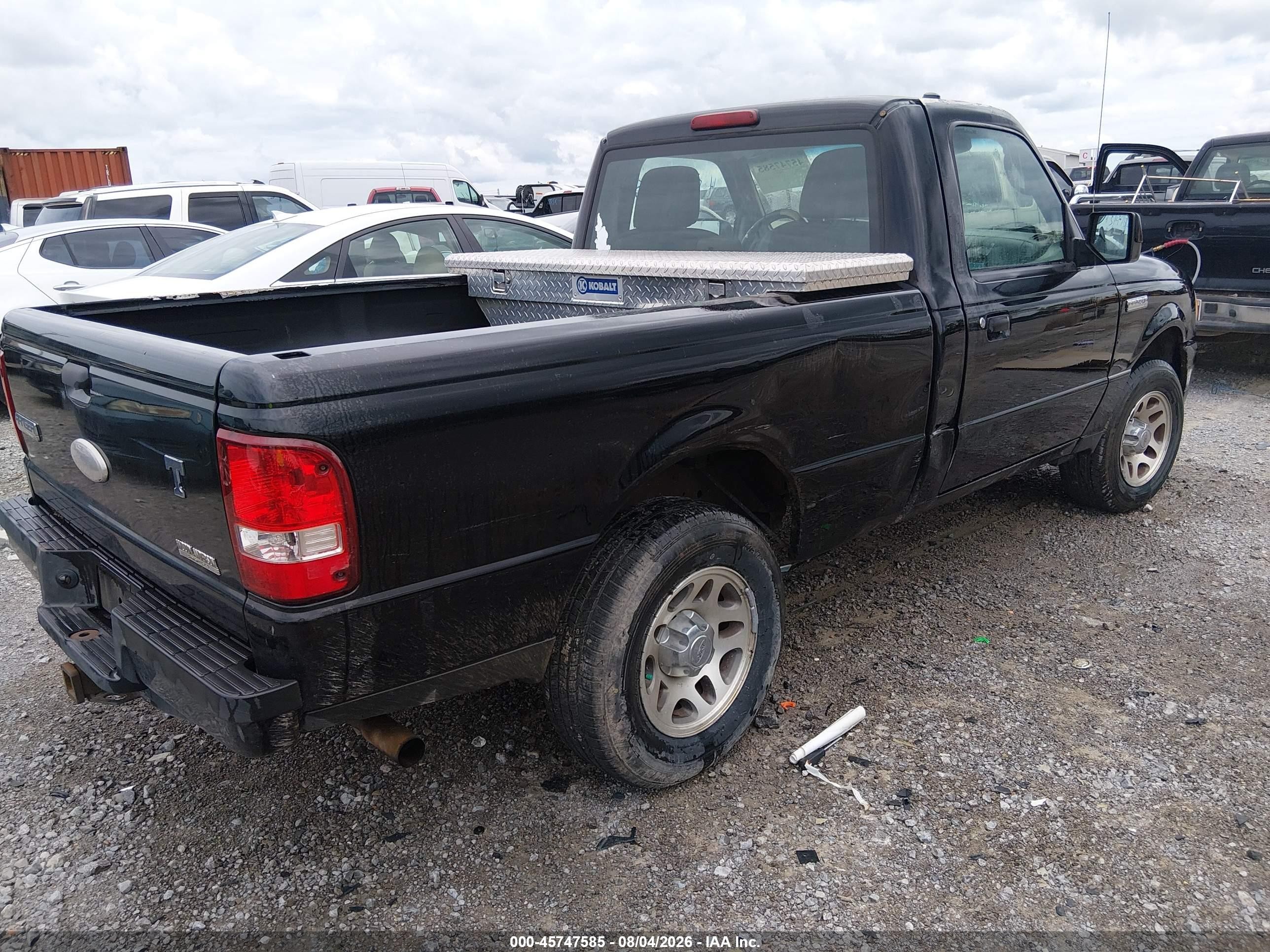 2010 Ford Ranger Xl/xlt Черный vin: 1FTKR1AD7APA08577