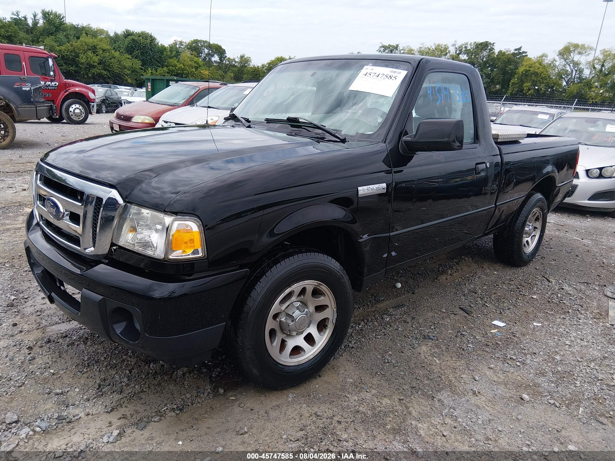 2010 Ford Ranger Xl/xlt Черный vin: 1FTKR1AD7APA08577