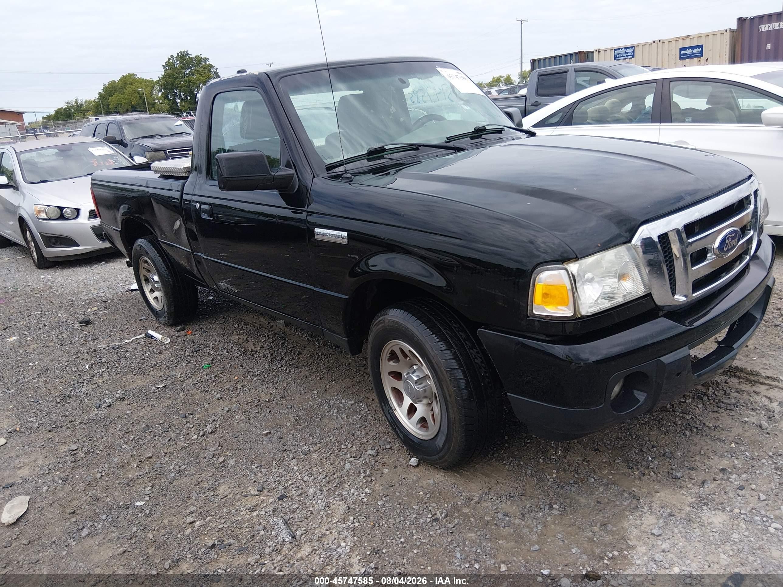 2010 Ford Ranger Xl/xlt Черный vin: 1FTKR1AD7APA08577