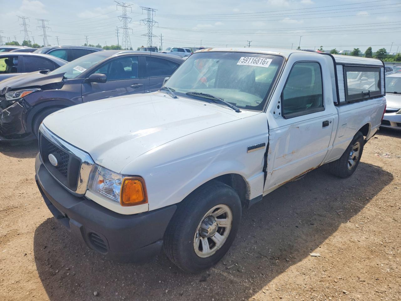 2010 Ford Ranger Белый vin: 1FTKR1AD7APA19191