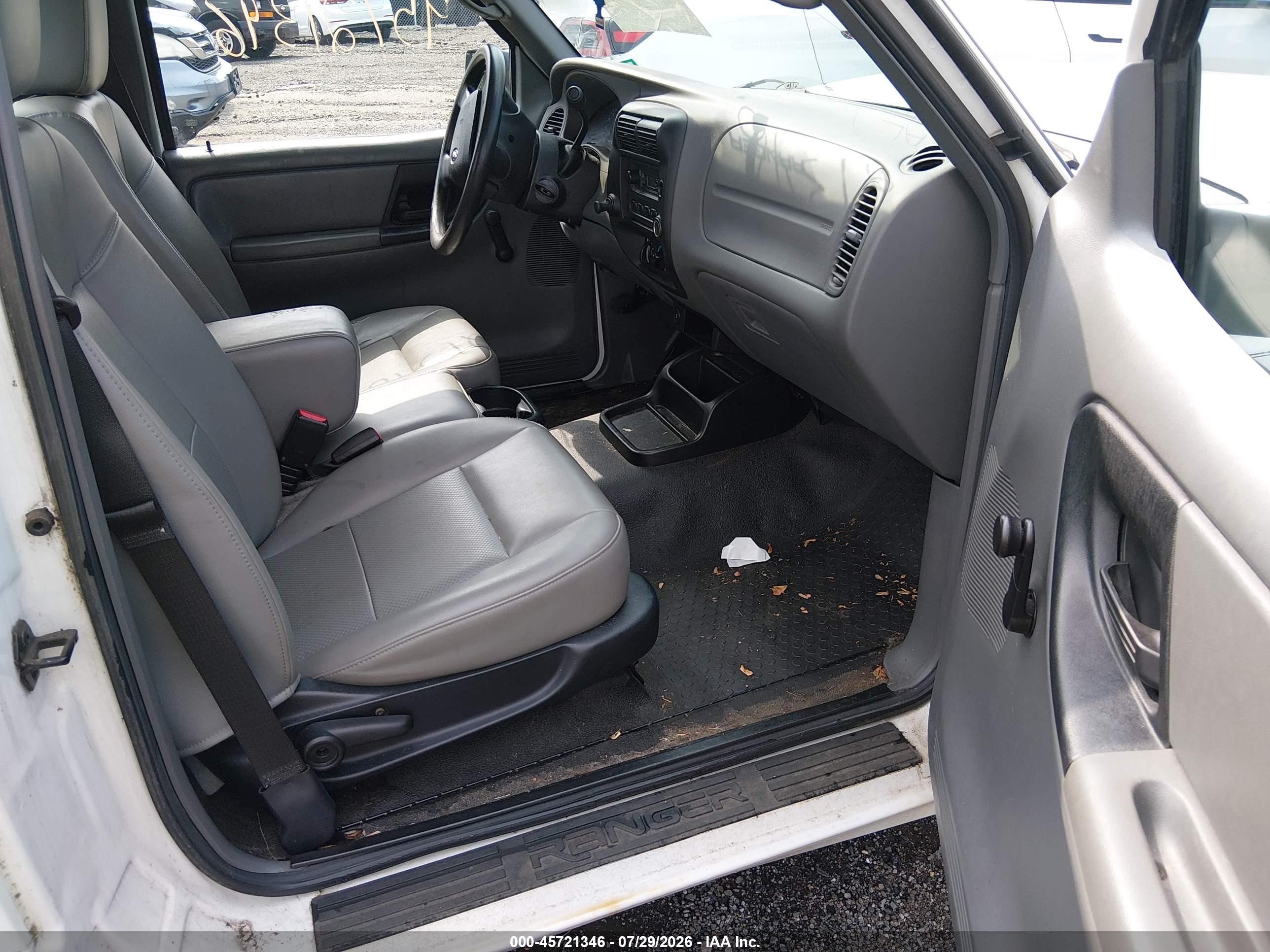 2010 Ford Ranger Xl White vin: 1FTKR1AD7APA56371