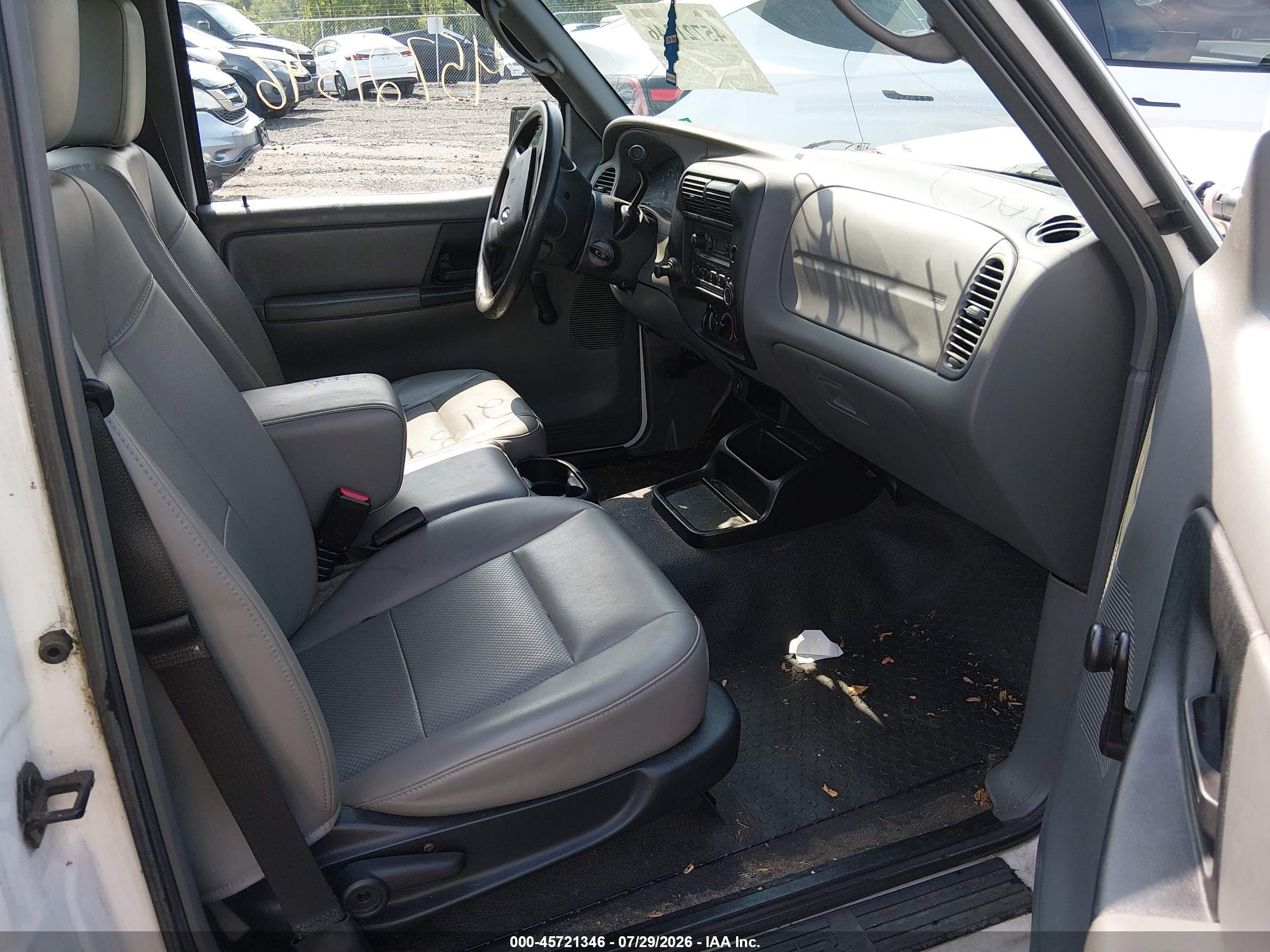2010 Ford Ranger Xl White vin: 1FTKR1AD7APA56371