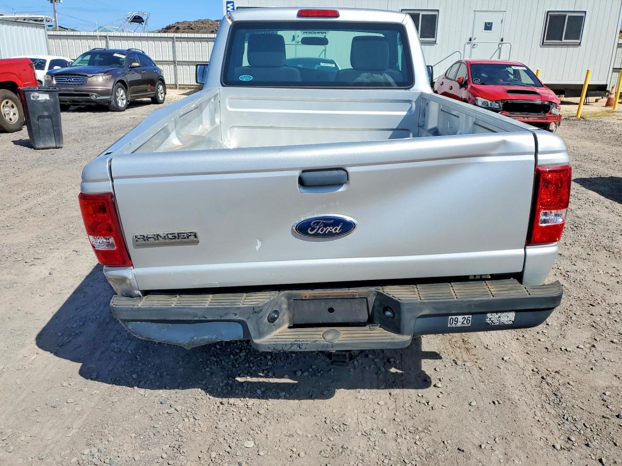 2011 Ford Ranger Silver vin: 1FTKR1AD7BPA47249