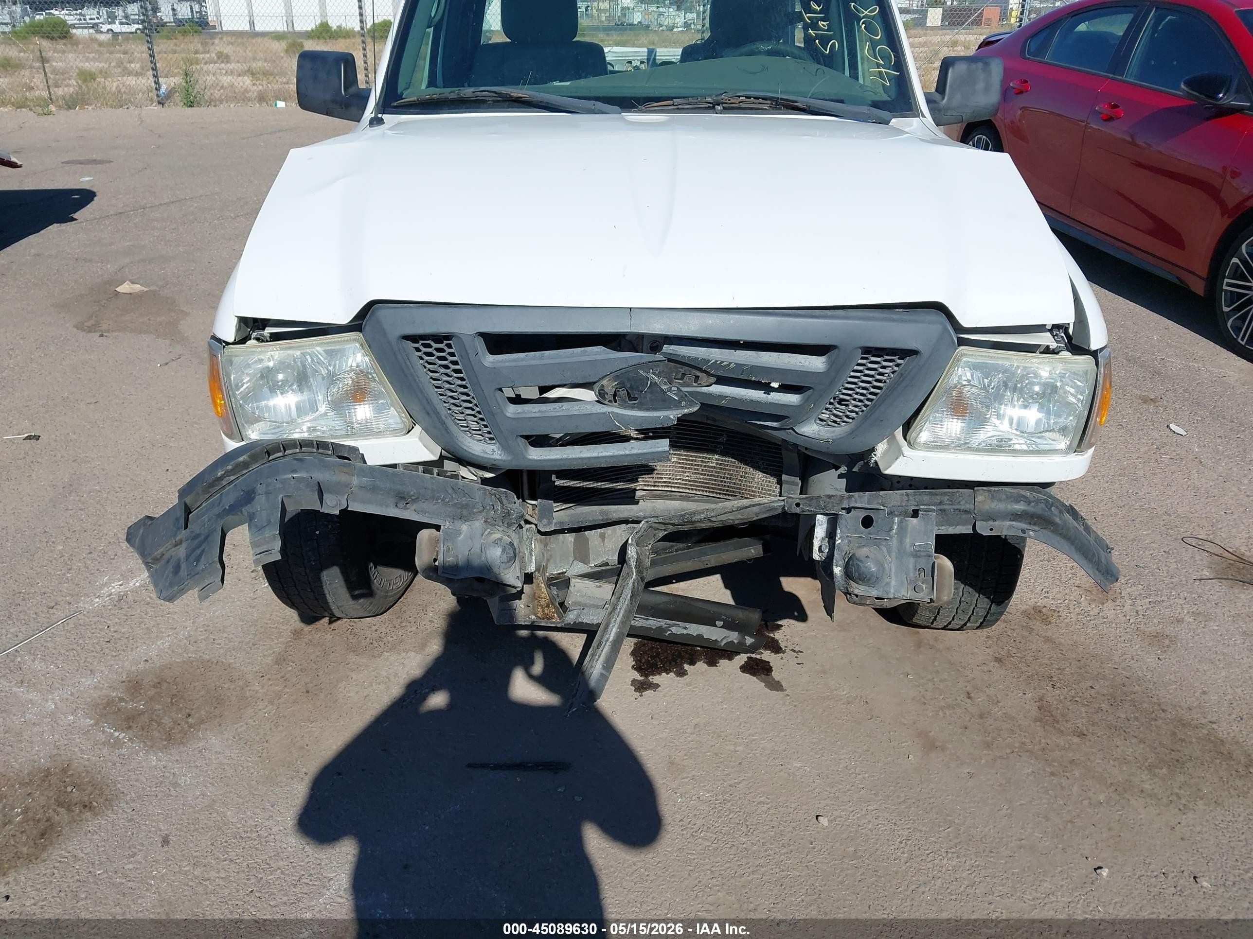 2011 Ford Ranger Xl White vin: 1FTKR1AD7BPA64519
