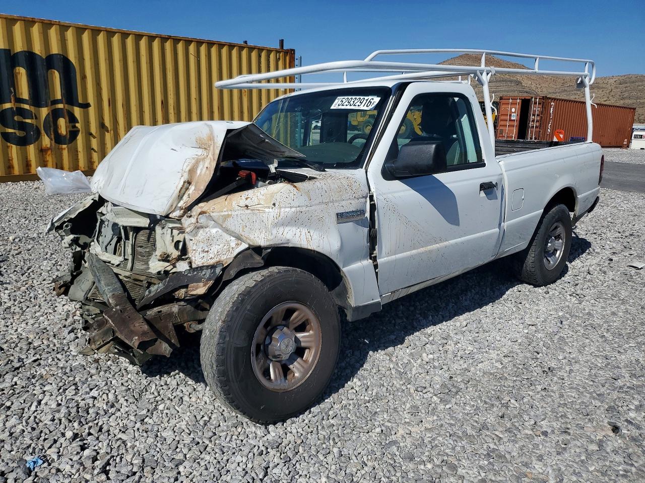 2010 Ford Ranger White vin: 1FTKR1AD8APA56265