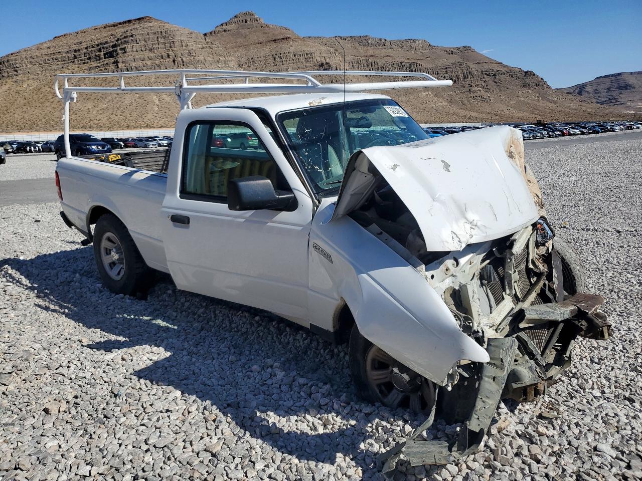 2010 Ford Ranger White vin: 1FTKR1AD8APA56265