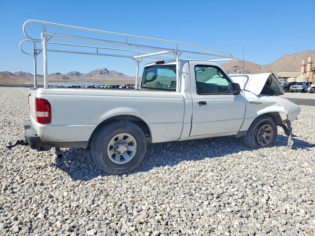 2010 Ford Ranger White vin: 1FTKR1AD8APA56265