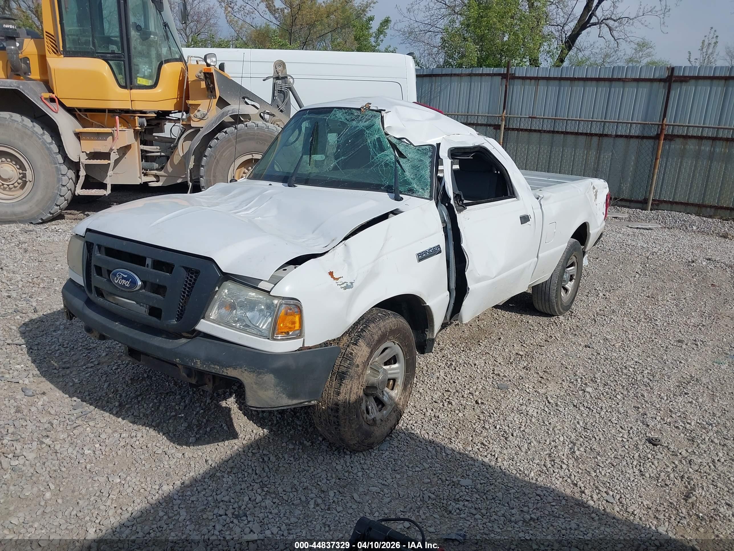 2011 Ford Ranger Xl White vin: 1FTKR1AD8BPA67803