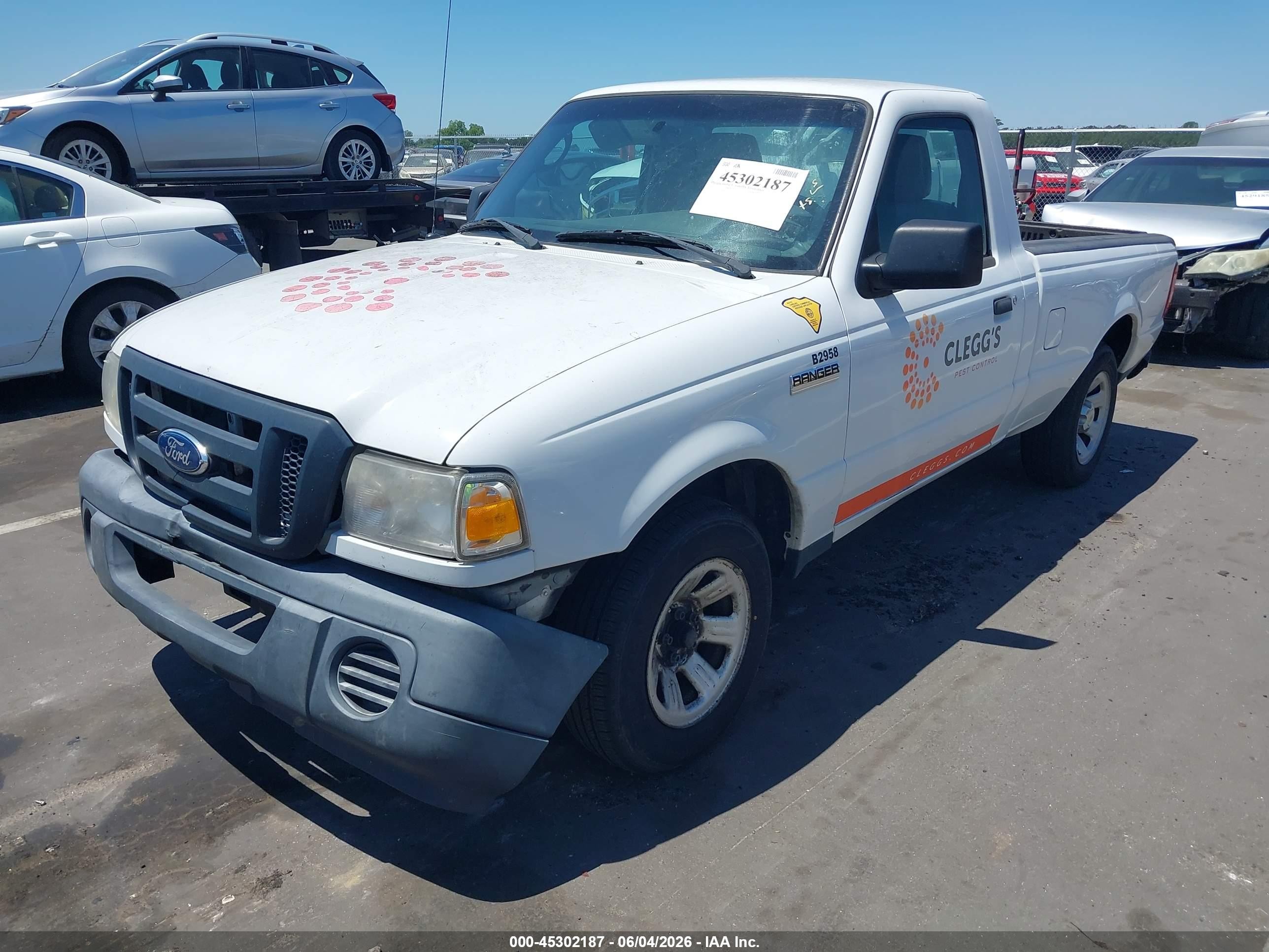 2011 Ford Ranger Xl White vin: 1FTKR1AD8BPA67963