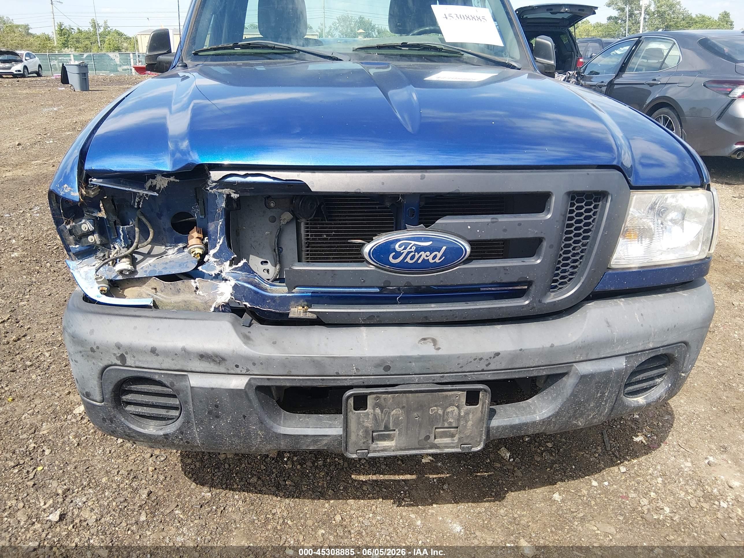 2011 Ford Ranger Xl Blue vin: 1FTKR1AD8BPB20001
