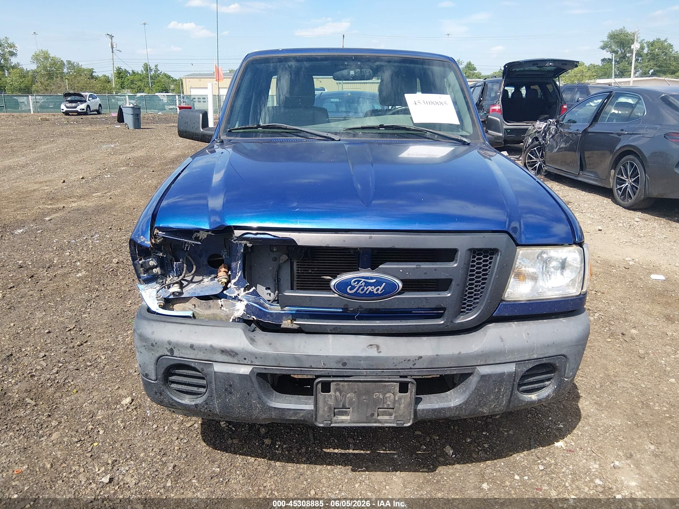 2011 Ford Ranger Xl Blue vin: 1FTKR1AD8BPB20001