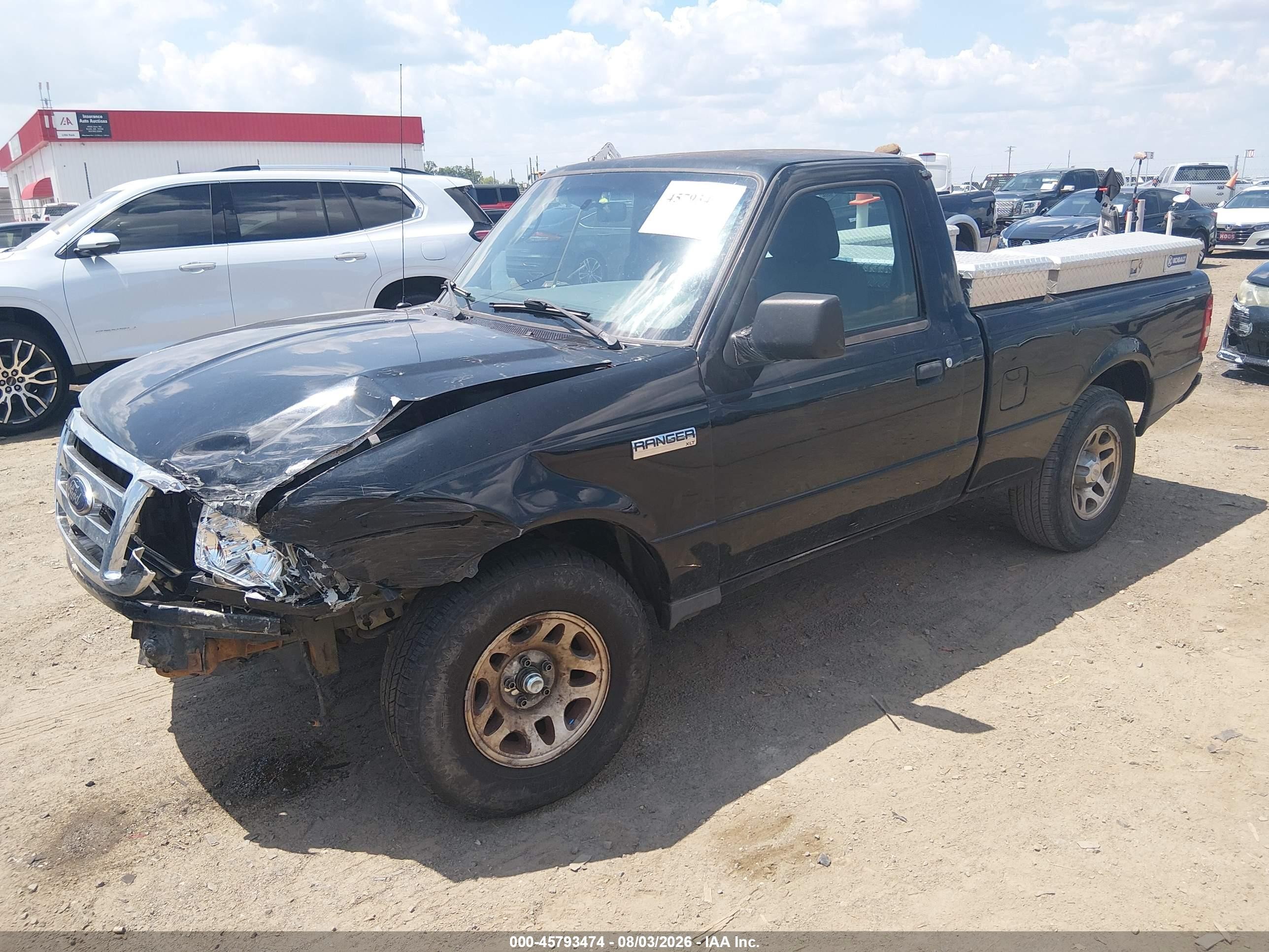 2010 Ford Ranger Xlt Black vin: 1FTKR1AD9APA15983
